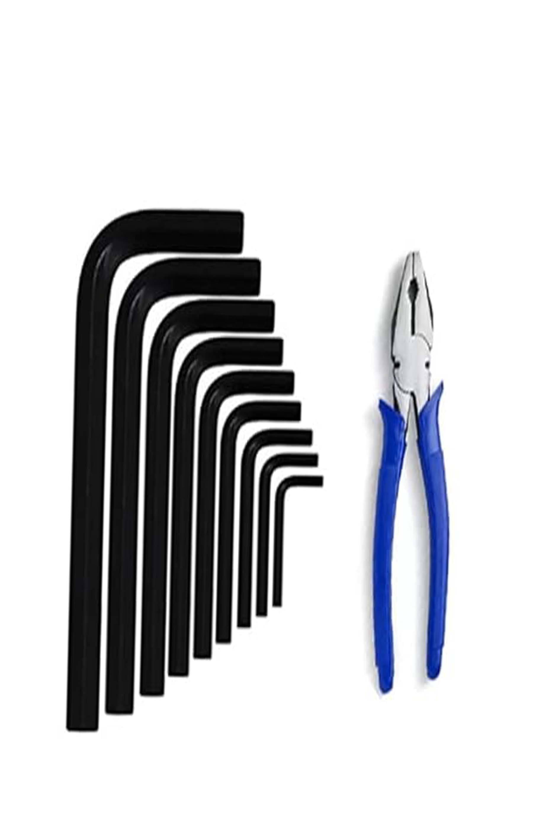     			MS AGROTECH Heavy Duty Allen Key Set with Combination Plier | Multipurpose Hand Tool Kit for Home & Garage Repairs