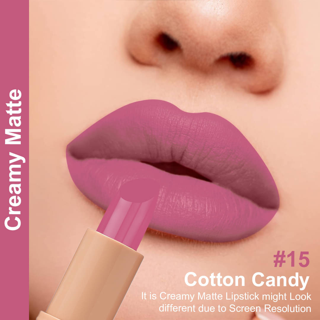 One Wish Bubblegum Pink Matte Long Lasting Creme Lipstick ( Pack of 1 ) One Wish Bubblegum Pink Matte Long Lasting Creme Lipstick ( Pack of 1 )