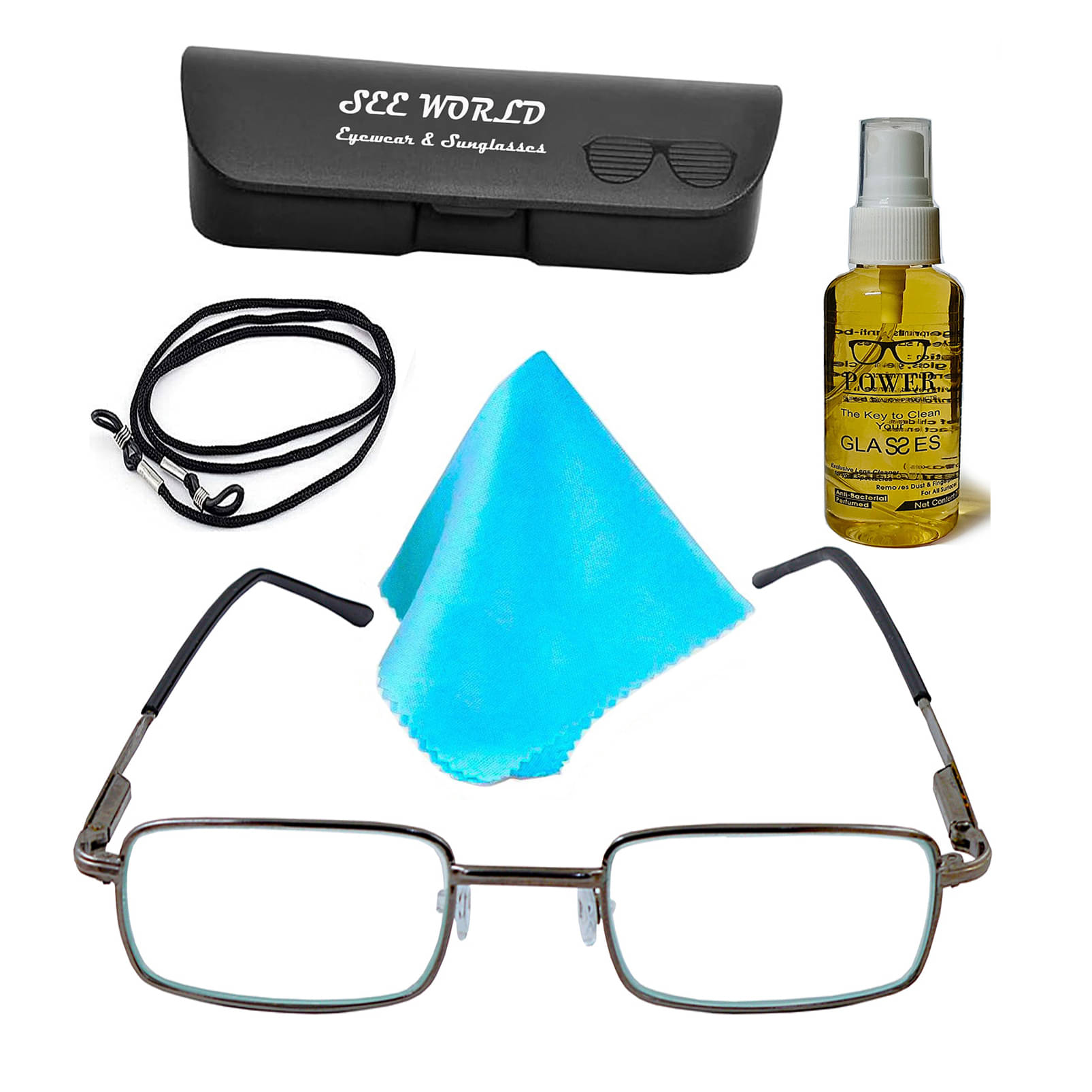 SEE-WORLD Rectangle Full Rim Reading Glasses SEE-WORLD Rectangle Full Rim Reading Glasses
