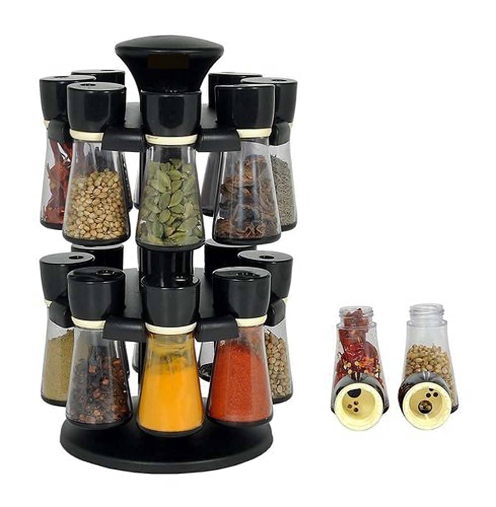     			SPICECUT SJS-16 PET Black Spice Container ( Set of 1 )