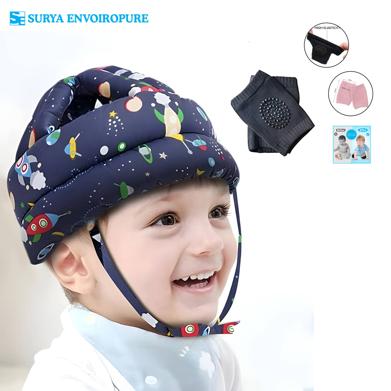     			Surya_kids Multi-Colour Foam Kids Safety Harness ( pcs )