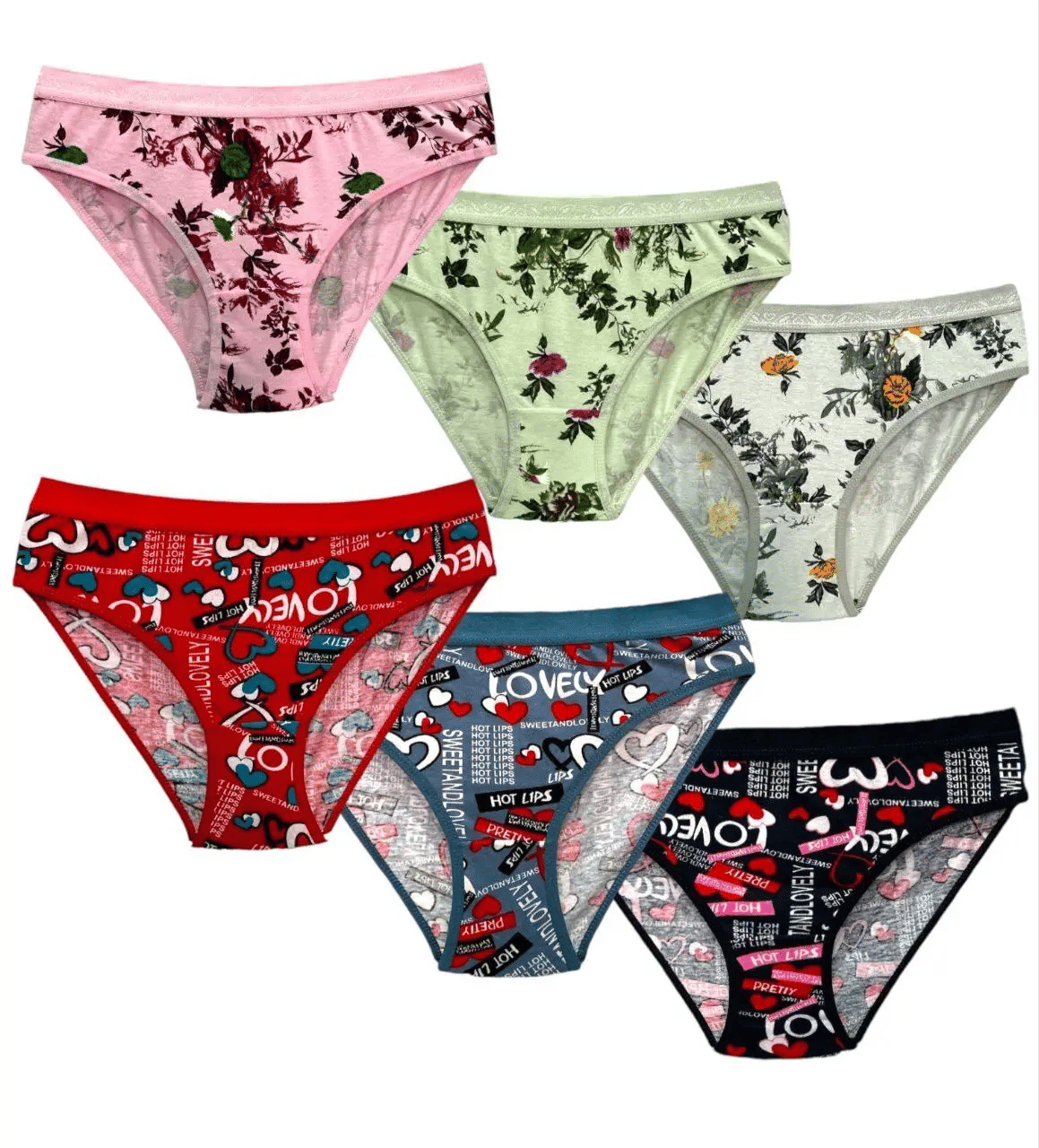 The Tusht Cotton Hipster ( Multi Color , Pack of 6 )