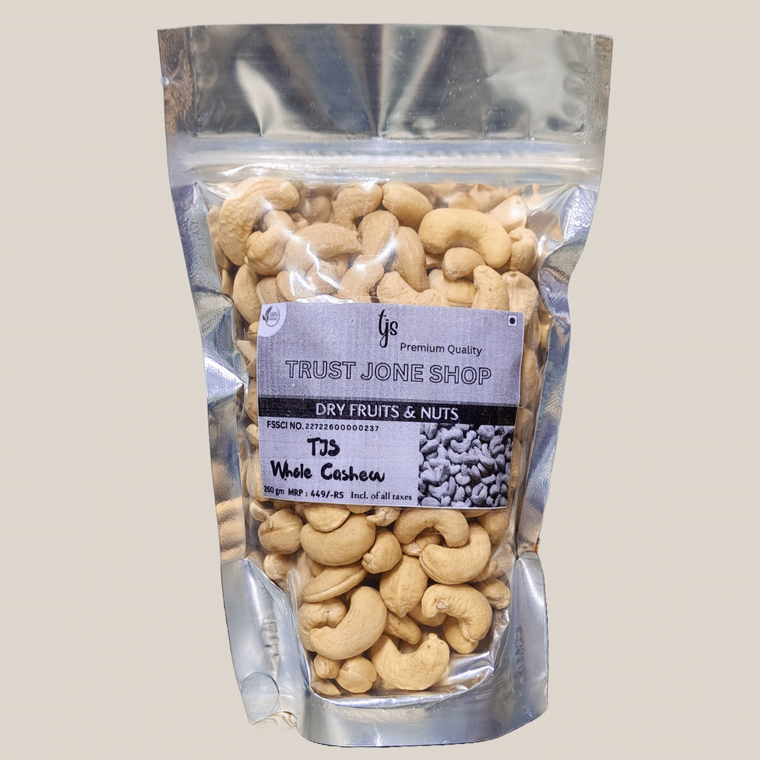 Trust Jone Shop Cashew nut (Kaju) 250 g Trust Jone Shop Cashew nut (Kaju) 250 g