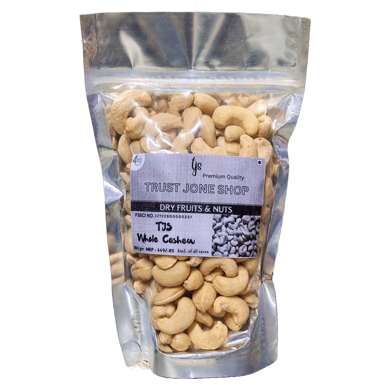     			Trust Jone Shop Cashew nut (Kaju) 250 g