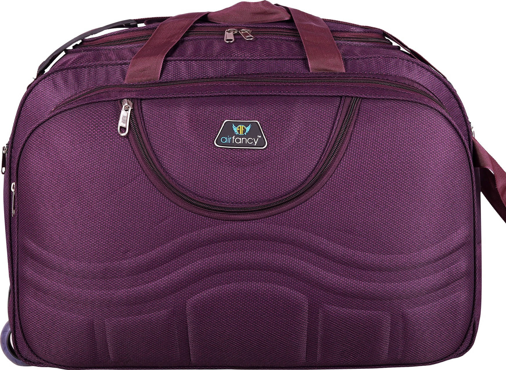     			airfnacy 30 Ltrs Purple Polyester Duffle Bag