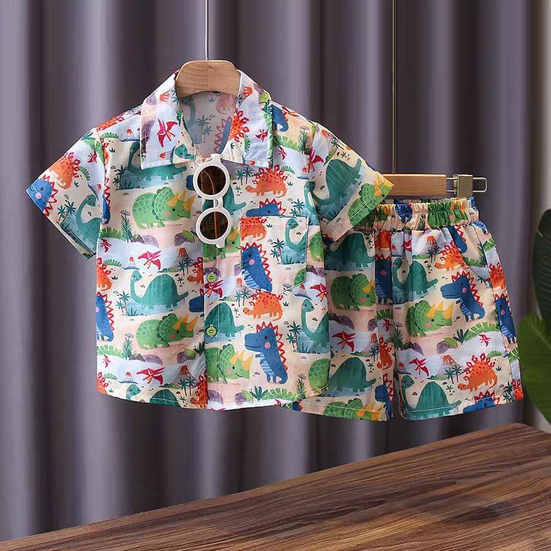 fastdeal Pack of 1 Baby Boys Cotton Blend Shirt & Shorts Set ( Multicolor 1 )     			fastdeal Pack of 1 Baby Boys Cotton Blend Shirt & Shorts Set ( Multicolor 1 )