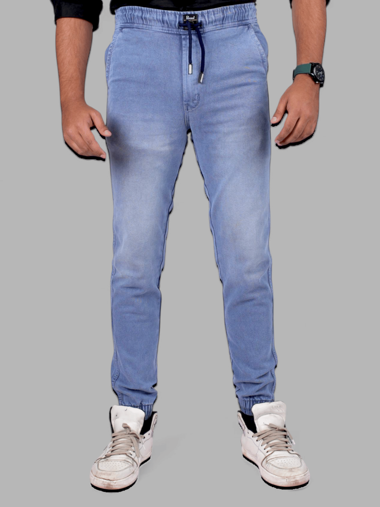 plounge Slim Fit Jogger Men's Jeans - Light Blue ( Pack of 1 ) plounge Slim Fit Jogger Men's Jeans - Light Blue ( Pack of 1 )