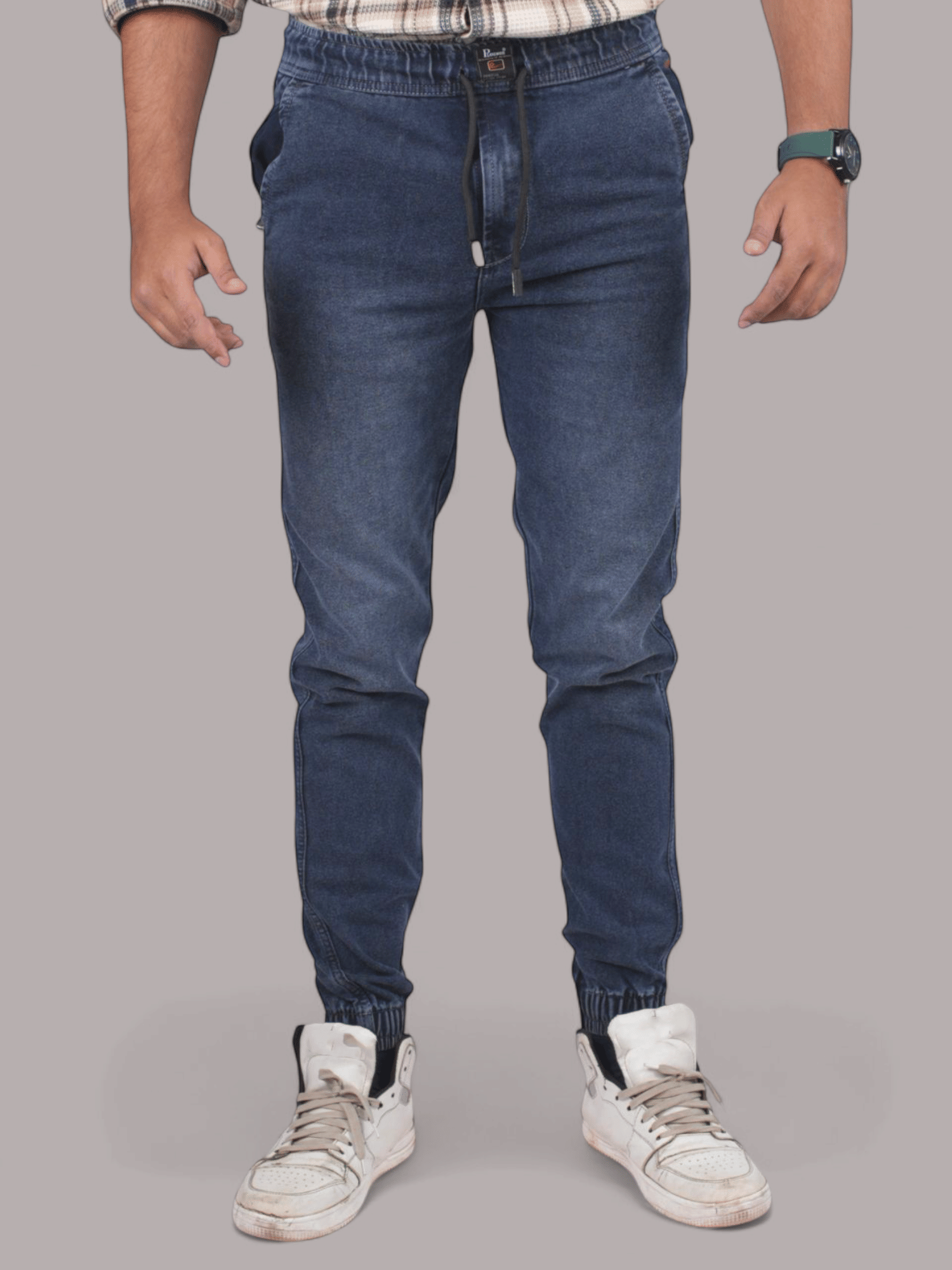     			plounge Slim Fit Jogger Men's Jeans - Blue ( Pack of 1 )