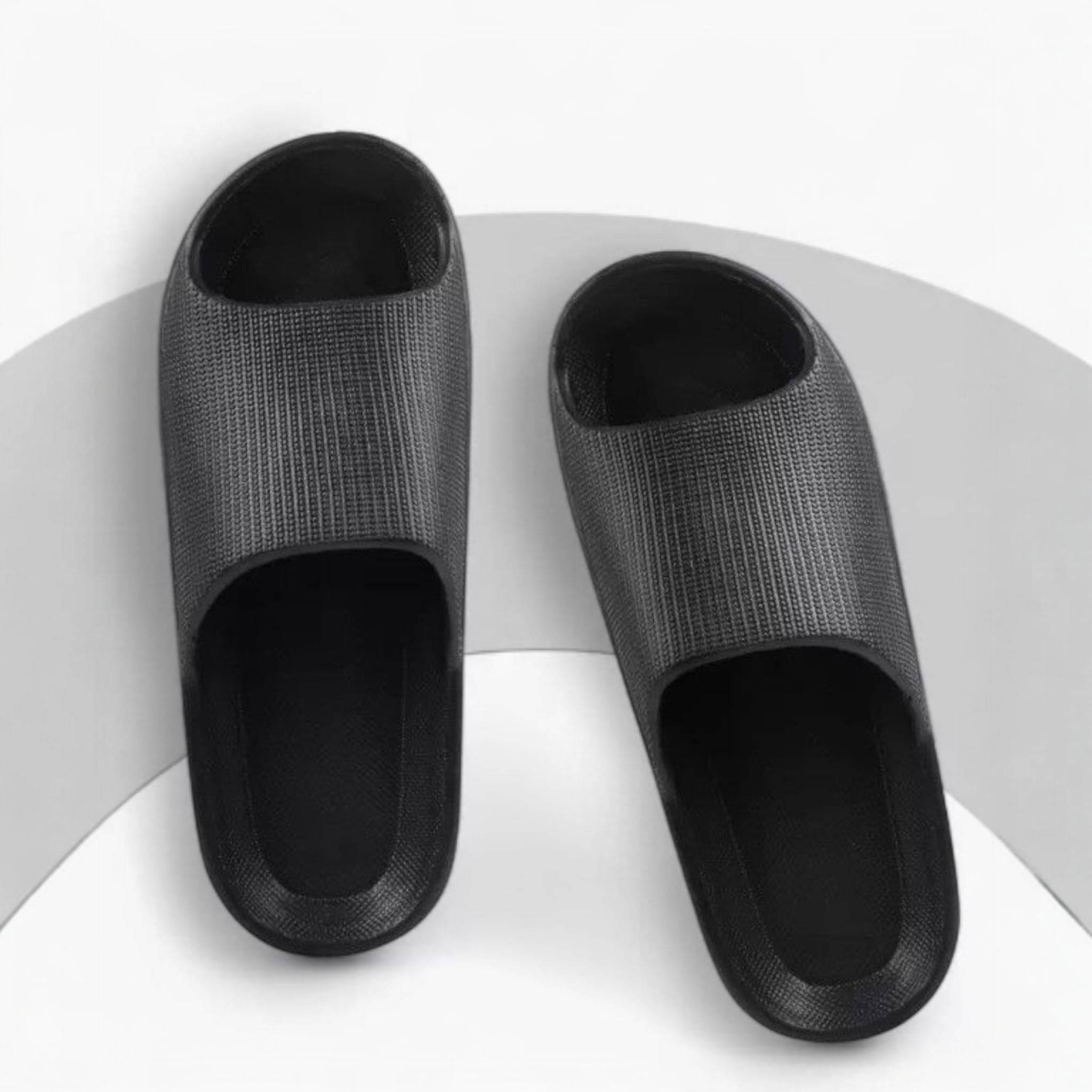     			rishXation Black Women's Slide Flip Flop
