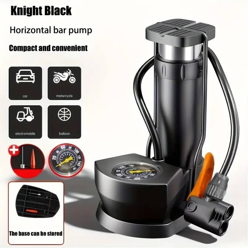     			Mini Bike Floor Pumps Portable Bicycle Tire Pump Foot Activated Air Pump 230 psi Ball, Balloon, Basketball Pump, Bicycle, Football Pump, Volleyball Pump, Float, Car Pump