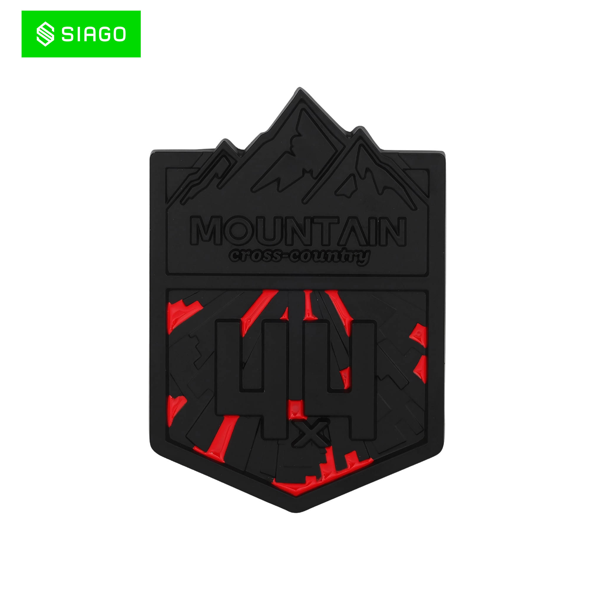 SIAGO 3D Logo In Car Sticker Multicolour     			SIAGO 3D Logo In Car Sticker Multicolour