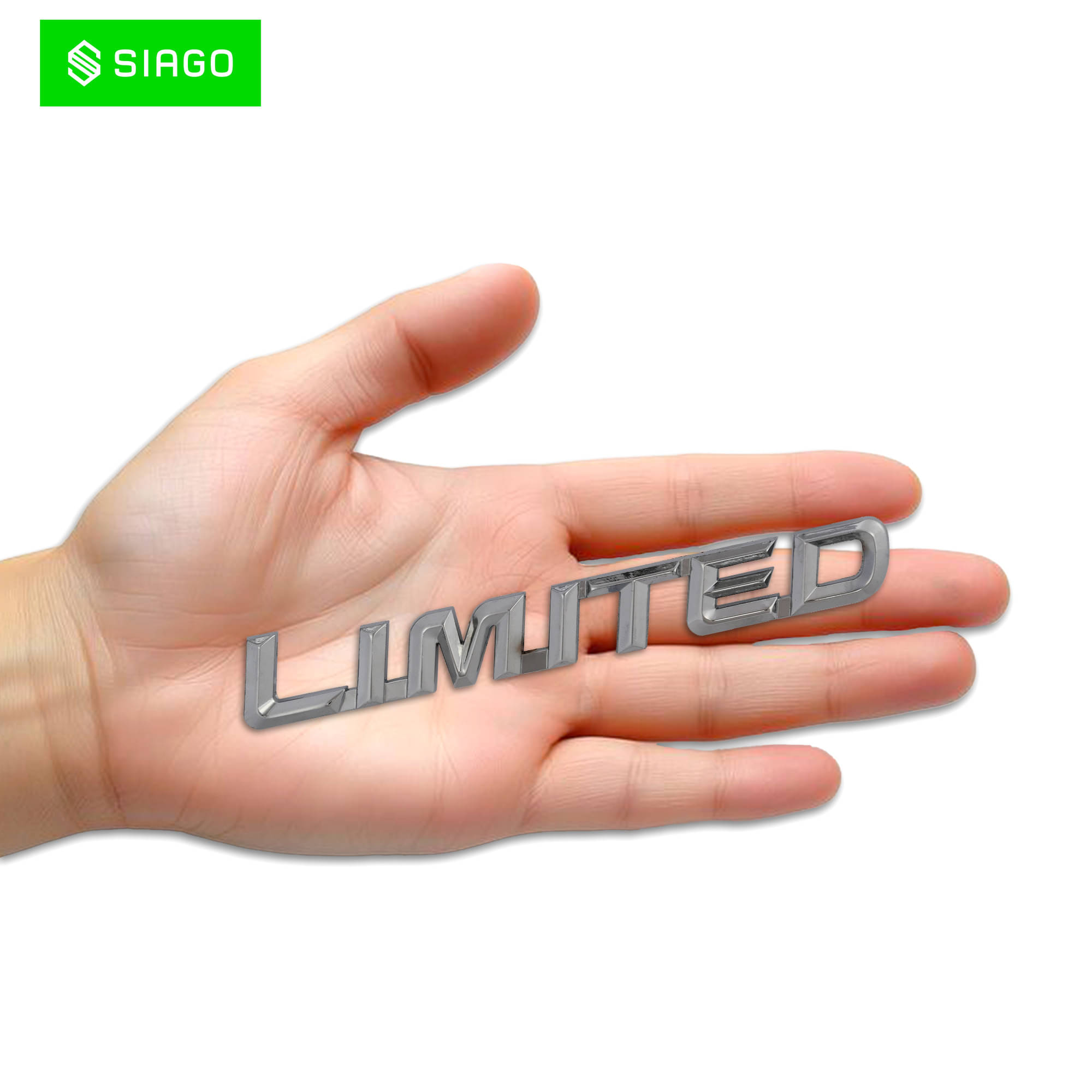SIAGO 3D Logo In Car Sticker Multicolour SIAGO 3D Logo In Car Sticker Multicolour