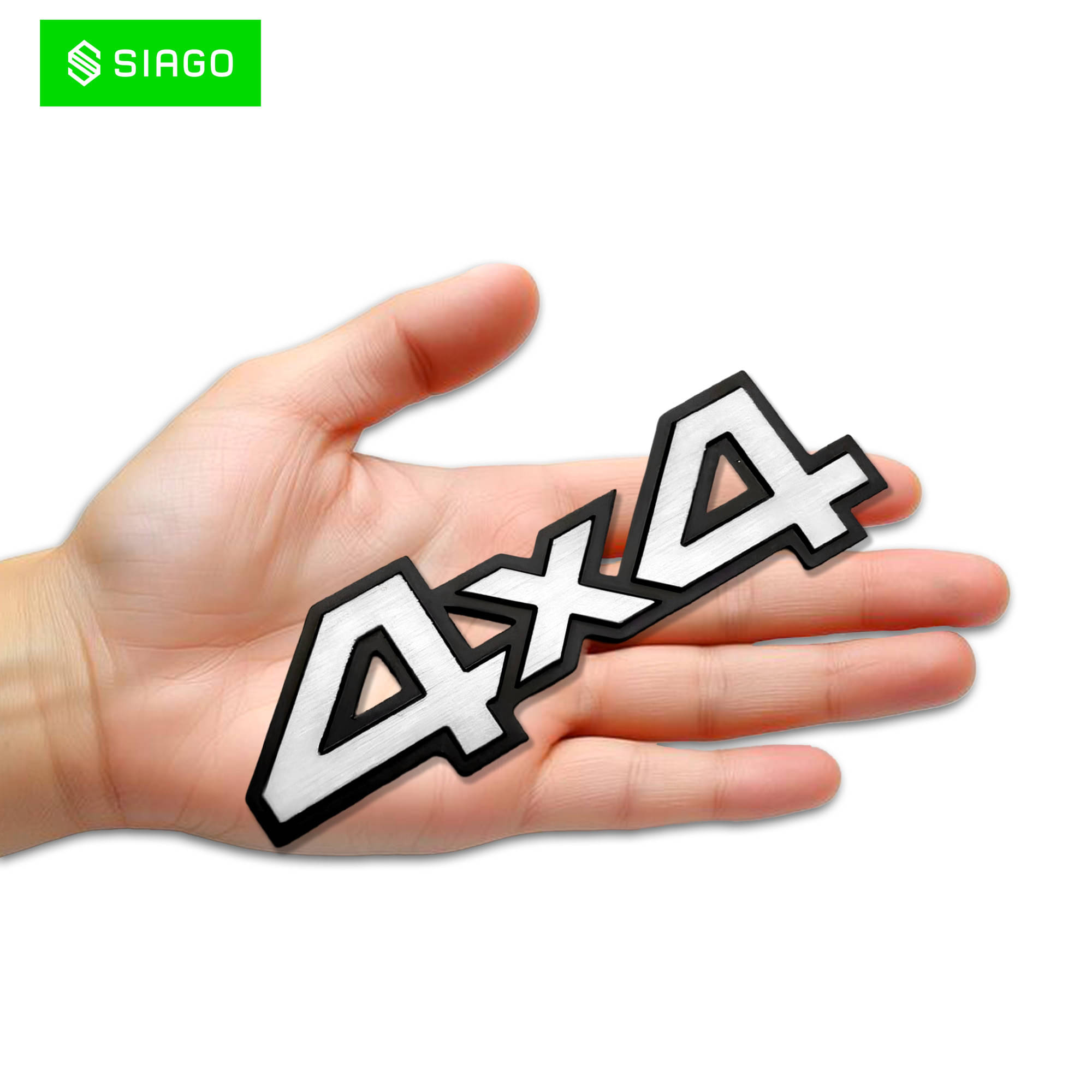 SIAGO 3D Logo In Car Sticker Multicolour SIAGO 3D Logo In Car Sticker Multicolour