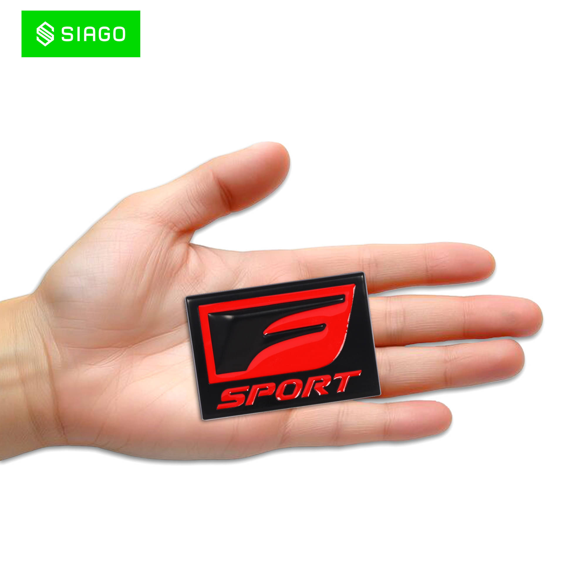 SIAGO 3D Logo In Car Sticker Multicolour SIAGO 3D Logo In Car Sticker Multicolour