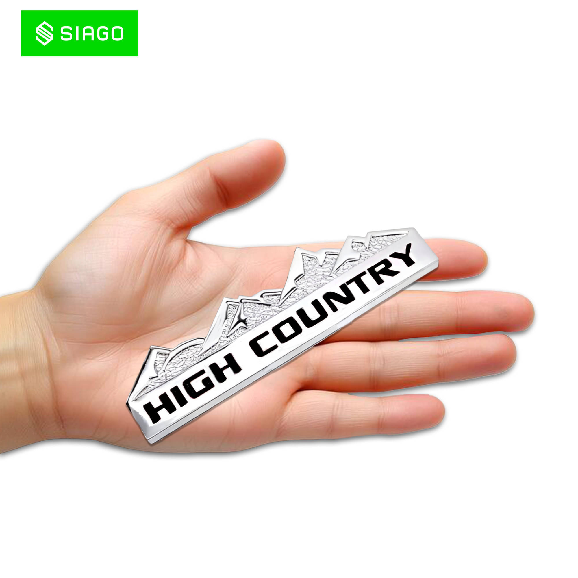 SIAGO 3D Logo In Car Sticker Multicolour     			SIAGO 3D Logo In Car Sticker Multicolour