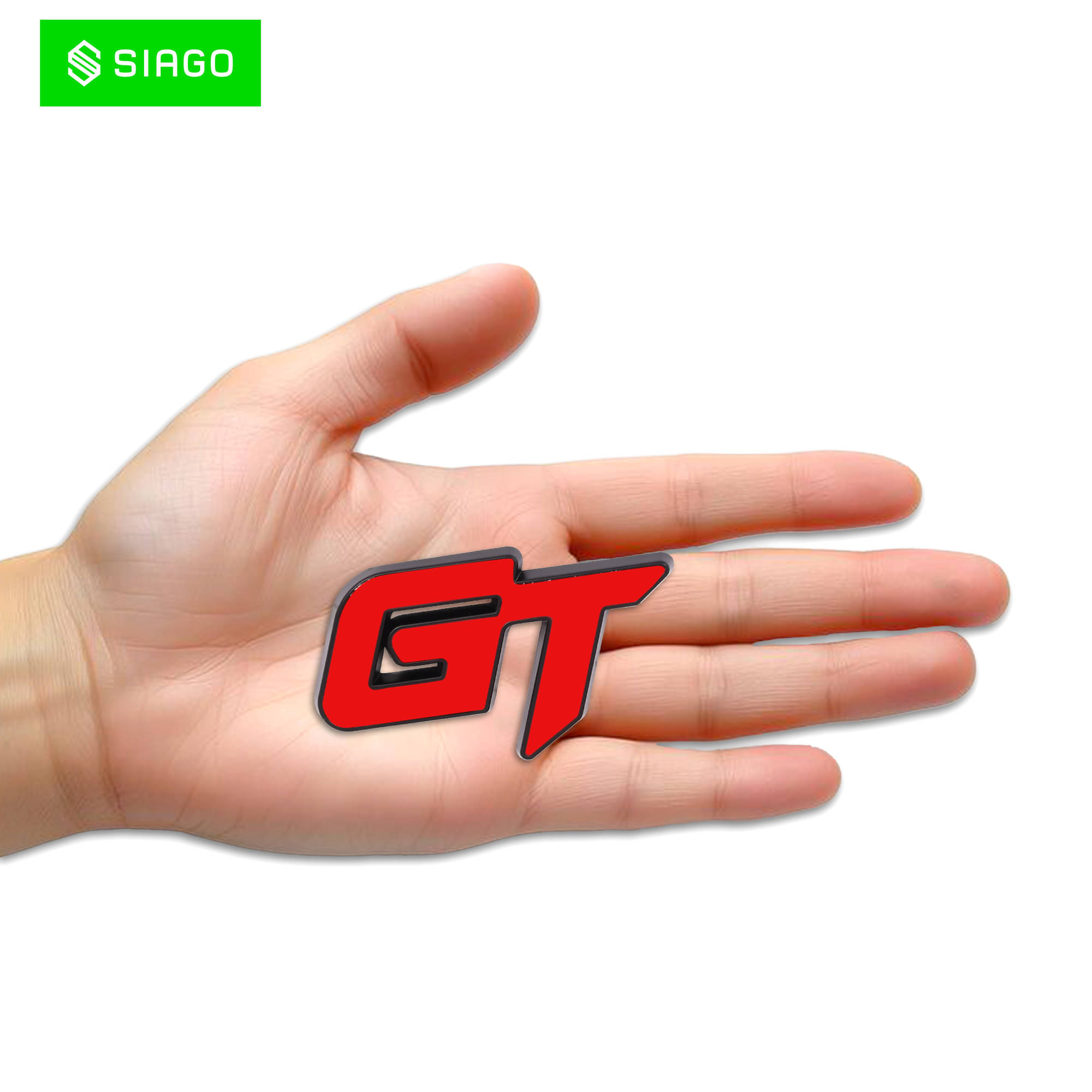 SIAGO 3D Logo In Car Sticker Multicolour SIAGO 3D Logo In Car Sticker Multicolour