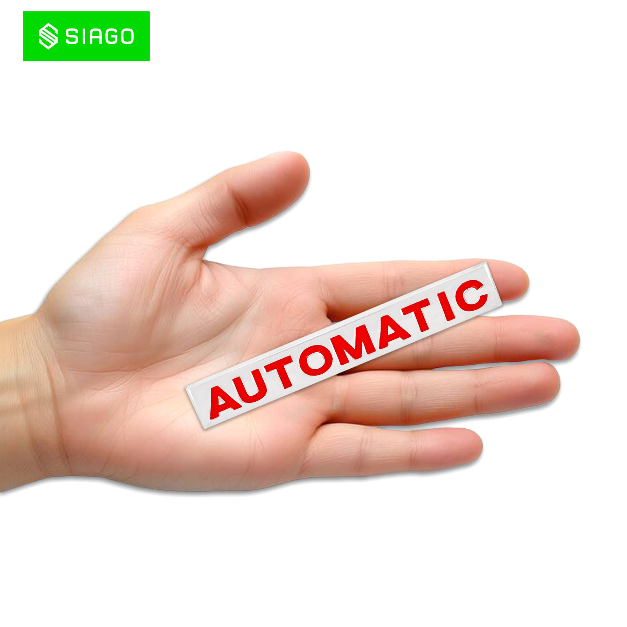 SIAGO 3D Logo In Car Sticker Multicolour SIAGO 3D Logo In Car Sticker Multicolour