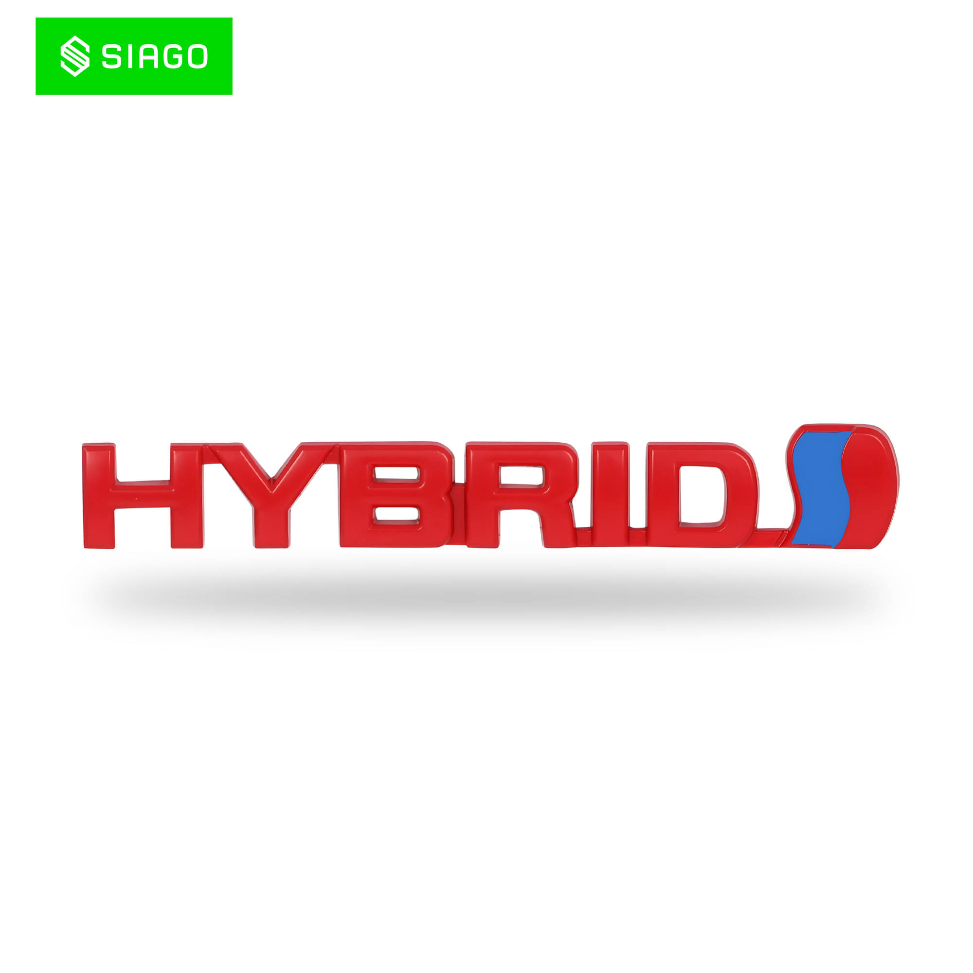 SIAGO 3D Logo In Car Sticker Multicolour     			SIAGO 3D Logo In Car Sticker Multicolour