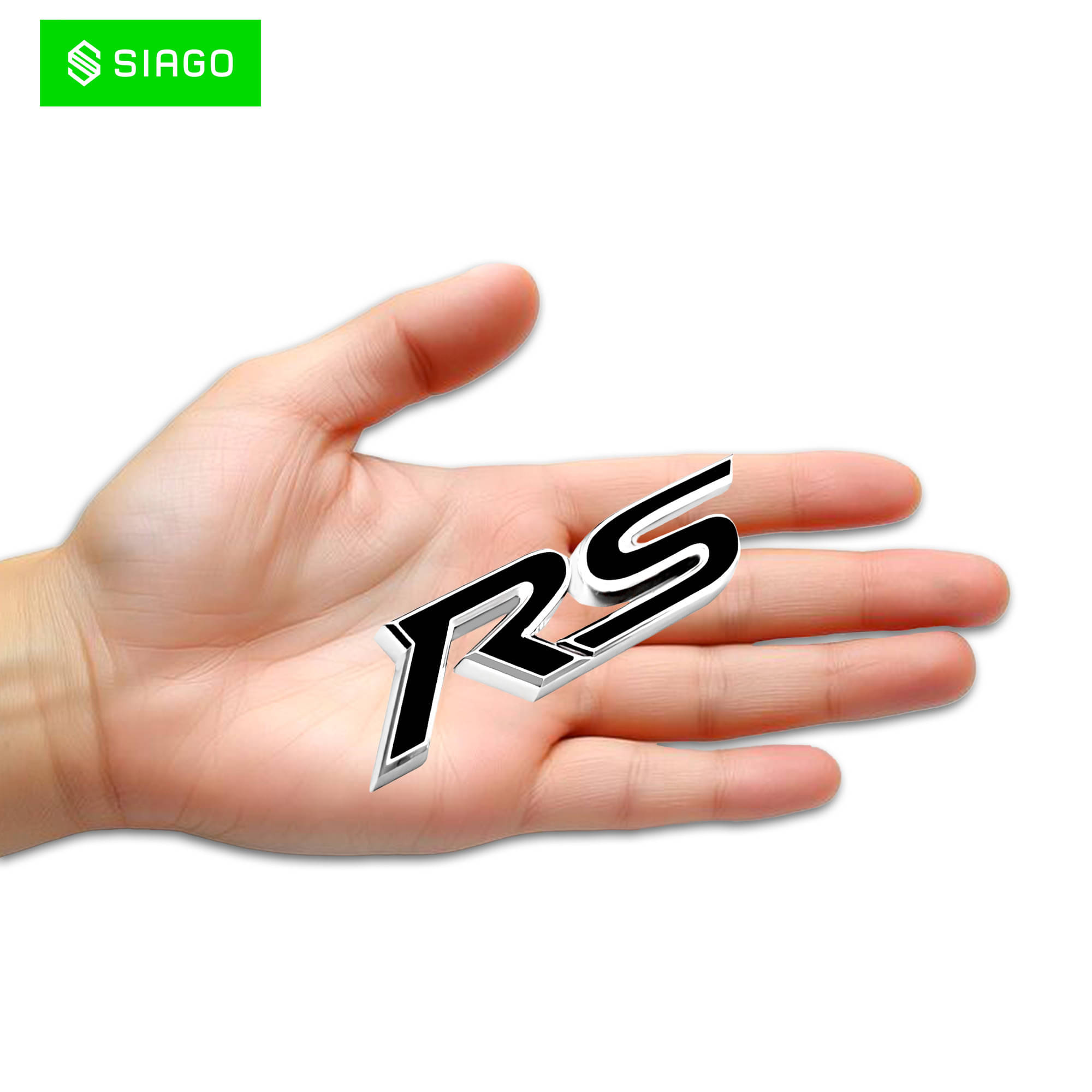 SIAGO 3D Logo In Car Sticker Multicolour SIAGO 3D Logo In Car Sticker Multicolour