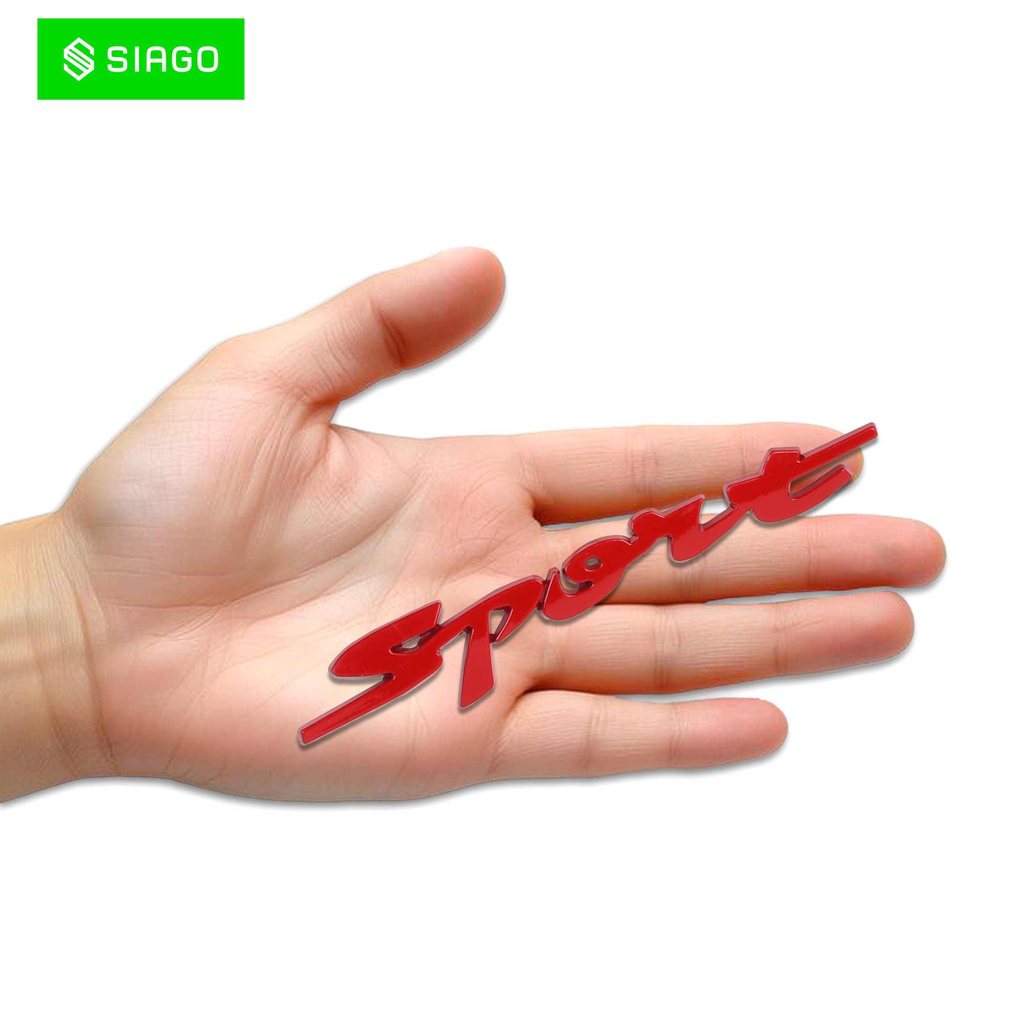 SIAGO 3D Logo In Car Sticker Multicolour SIAGO 3D Logo In Car Sticker Multicolour