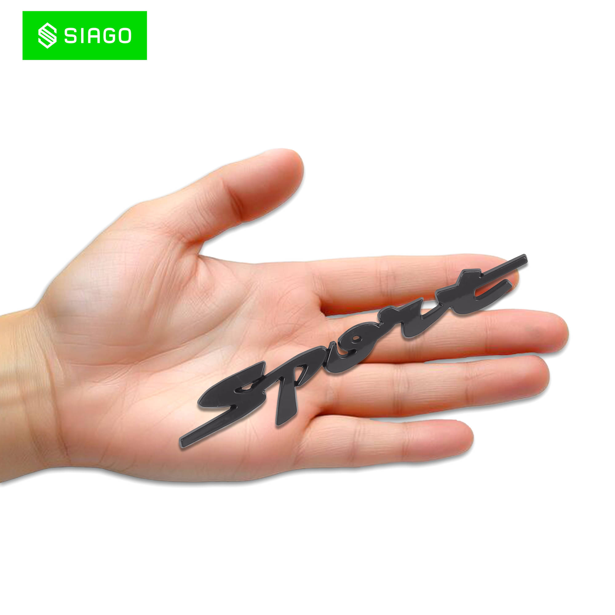 SIAGO 3D Logo In Car Sticker Multicolour     			SIAGO 3D Logo In Car Sticker Multicolour