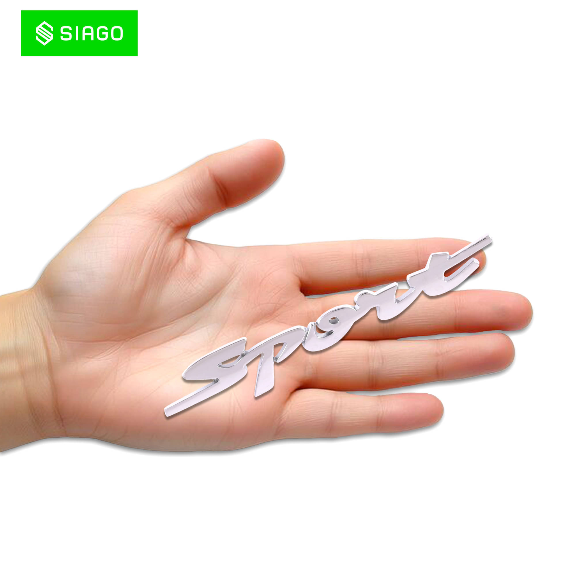 SIAGO 3D Logo In Car Sticker Multicolour SIAGO 3D Logo In Car Sticker Multicolour