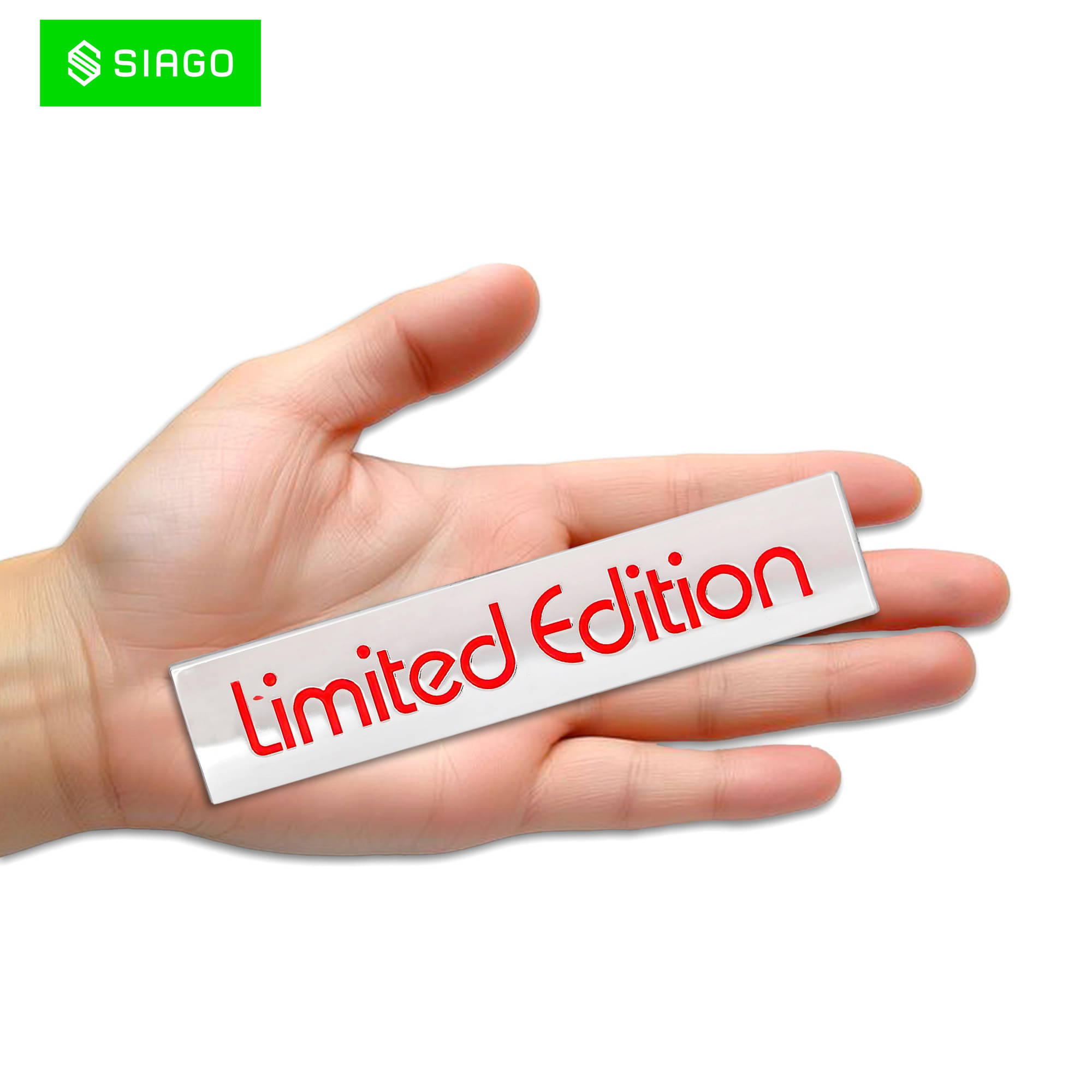 SIAGO 3D Logo In Car Sticker Multicolour SIAGO 3D Logo In Car Sticker Multicolour