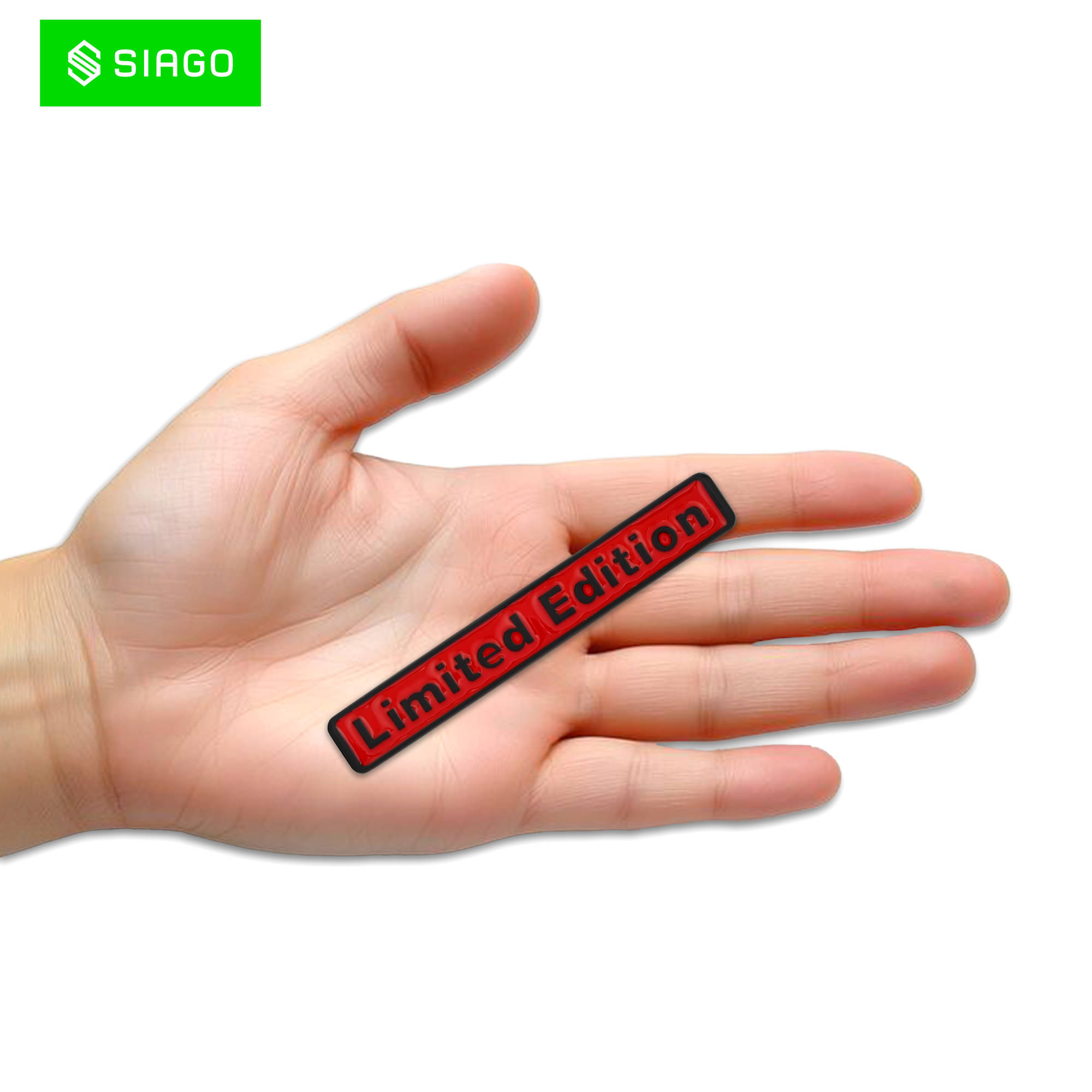 SIAGO 3D Logo In Car Sticker Multicolour     			SIAGO 3D Logo In Car Sticker Multicolour