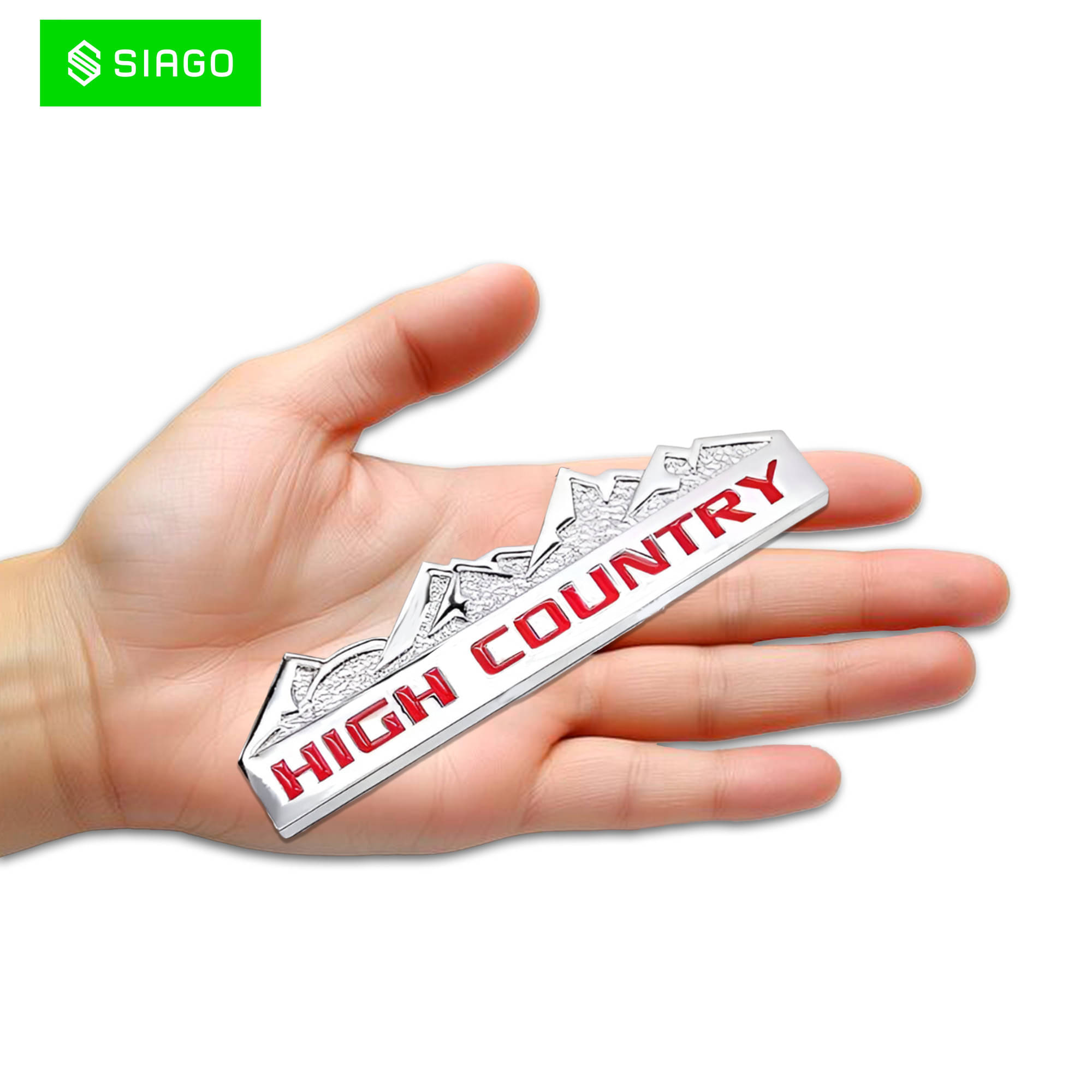 SIAGO 3D Logo In Car Sticker Multicolour SIAGO 3D Logo In Car Sticker Multicolour