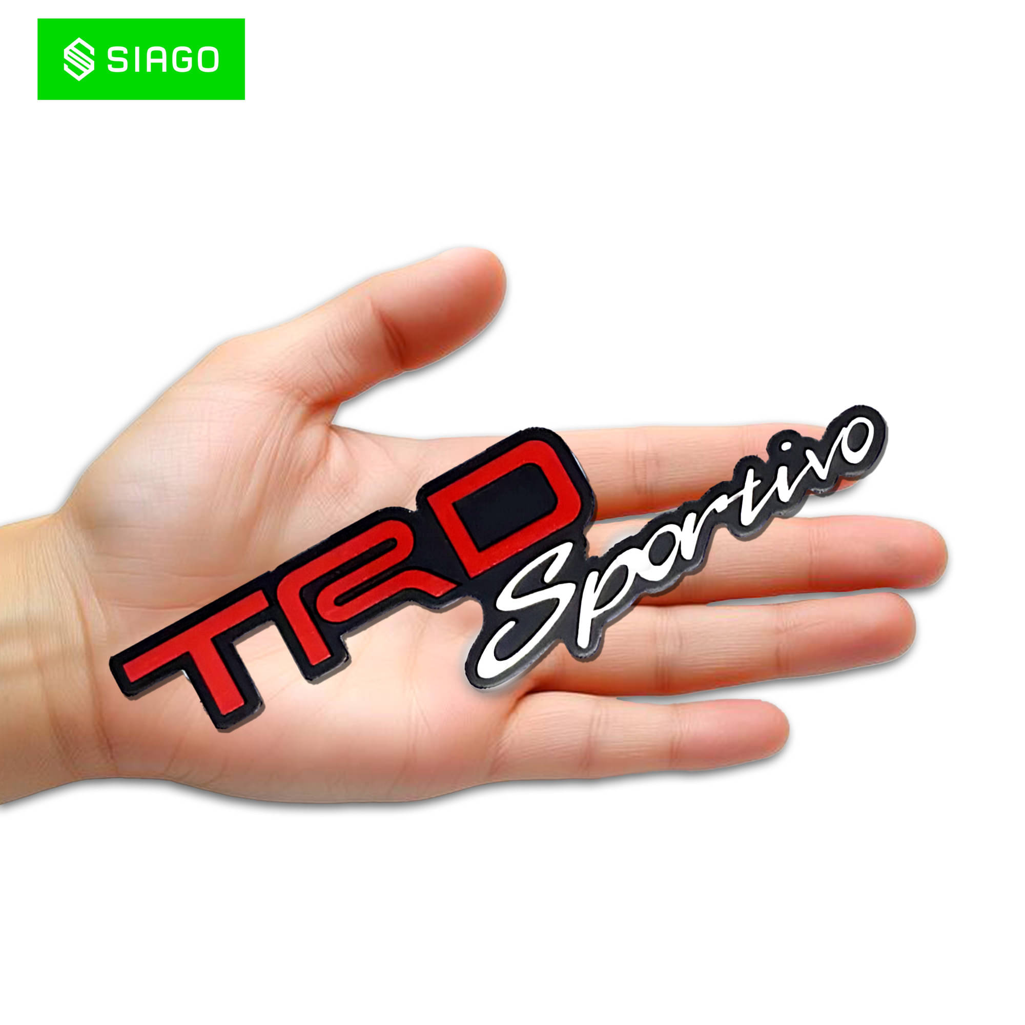 SIAGO 3D Logo In Car Sticker Multicolour     			SIAGO 3D Logo In Car Sticker Multicolour