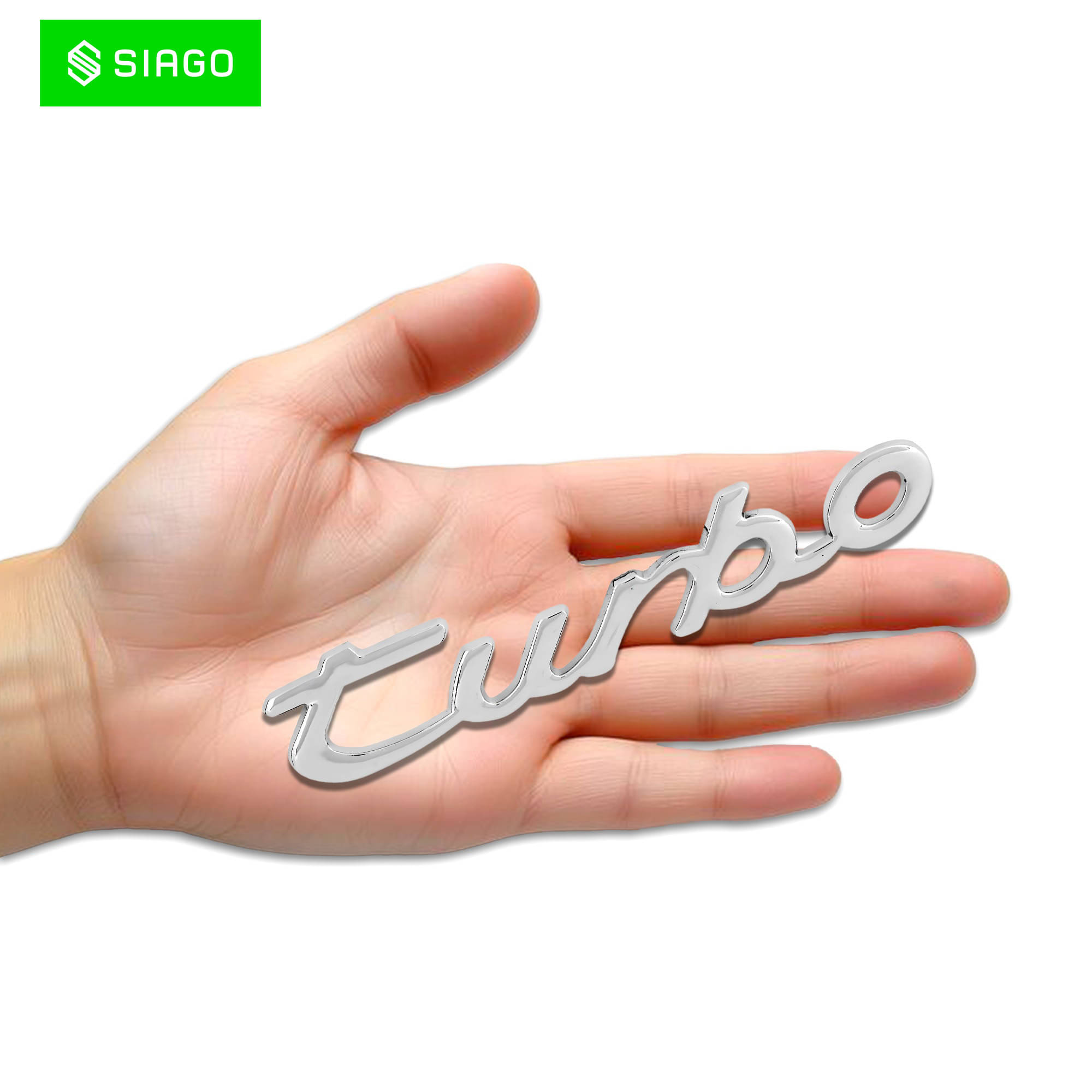 SIAGO 3D Logo In Car Sticker Multicolour SIAGO 3D Logo In Car Sticker Multicolour
