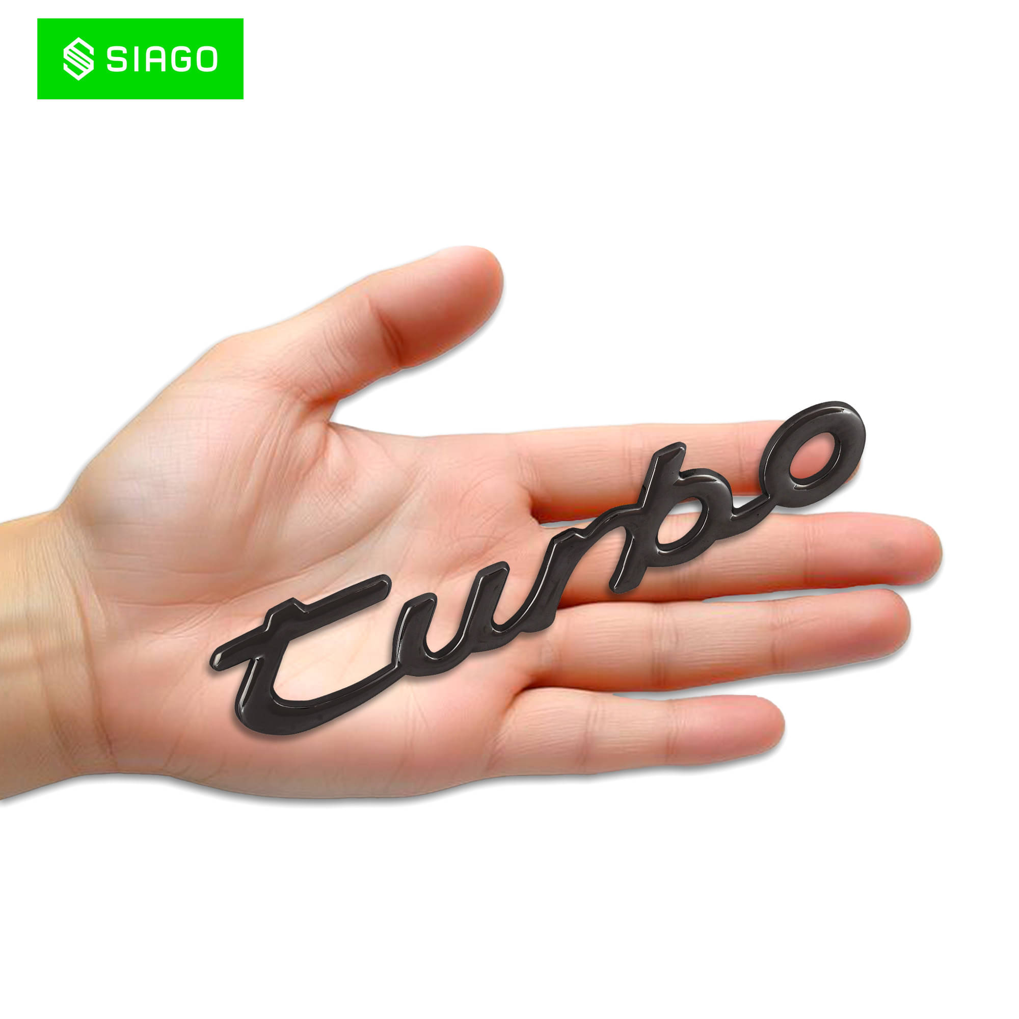SIAGO 3D Logo In Car Sticker Multicolour SIAGO 3D Logo In Car Sticker Multicolour