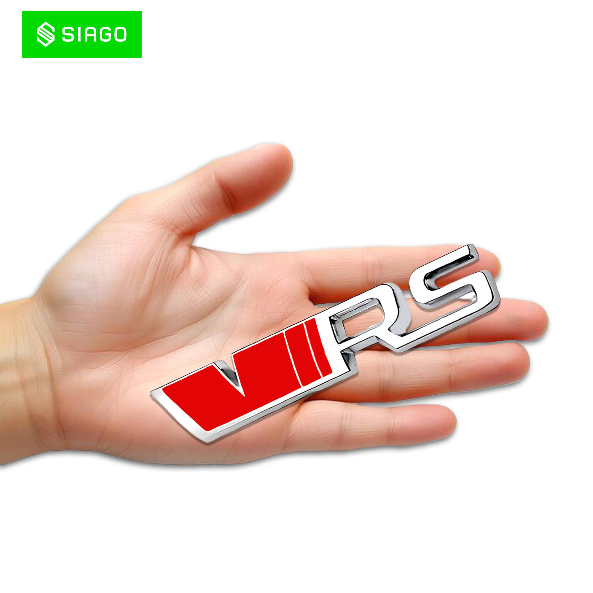 SIAGO 3D Logo In Car Sticker Multicolour SIAGO 3D Logo In Car Sticker Multicolour