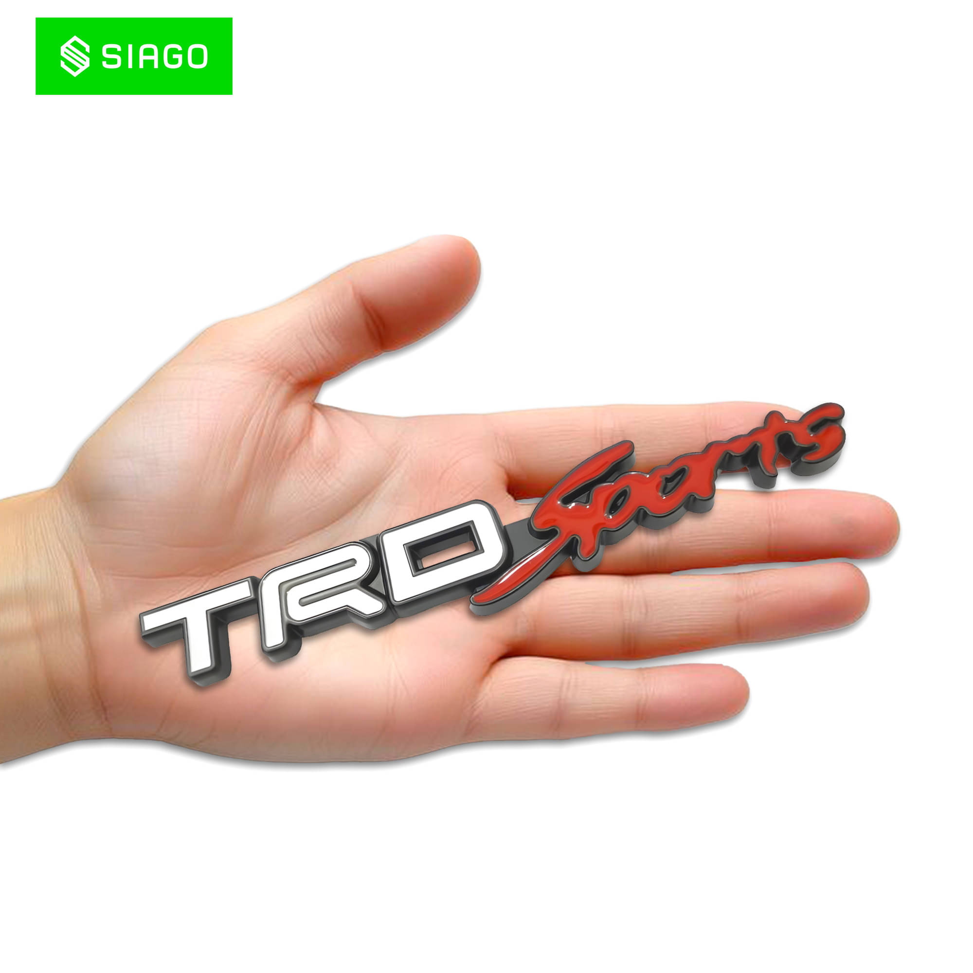 SIAGO 3D Logo In Car Sticker Multicolour SIAGO 3D Logo In Car Sticker Multicolour