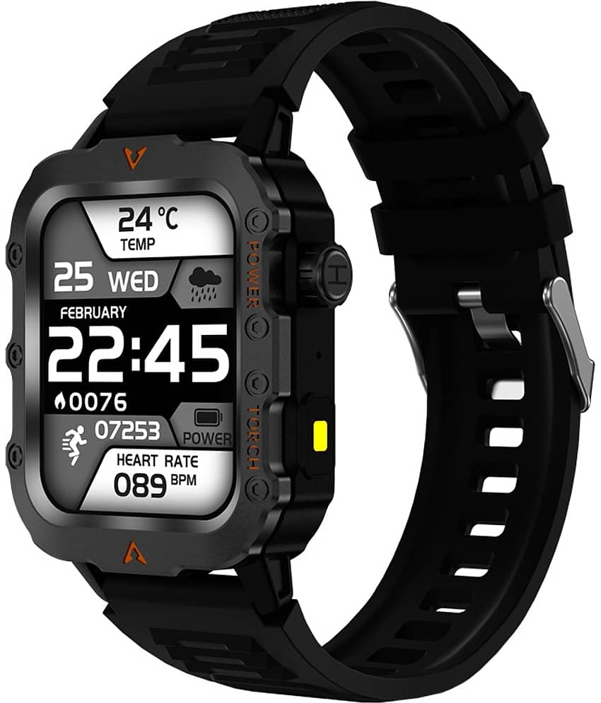 Portronics Kronos Beta:Smart Wrist Band ,Black (POR 1324)