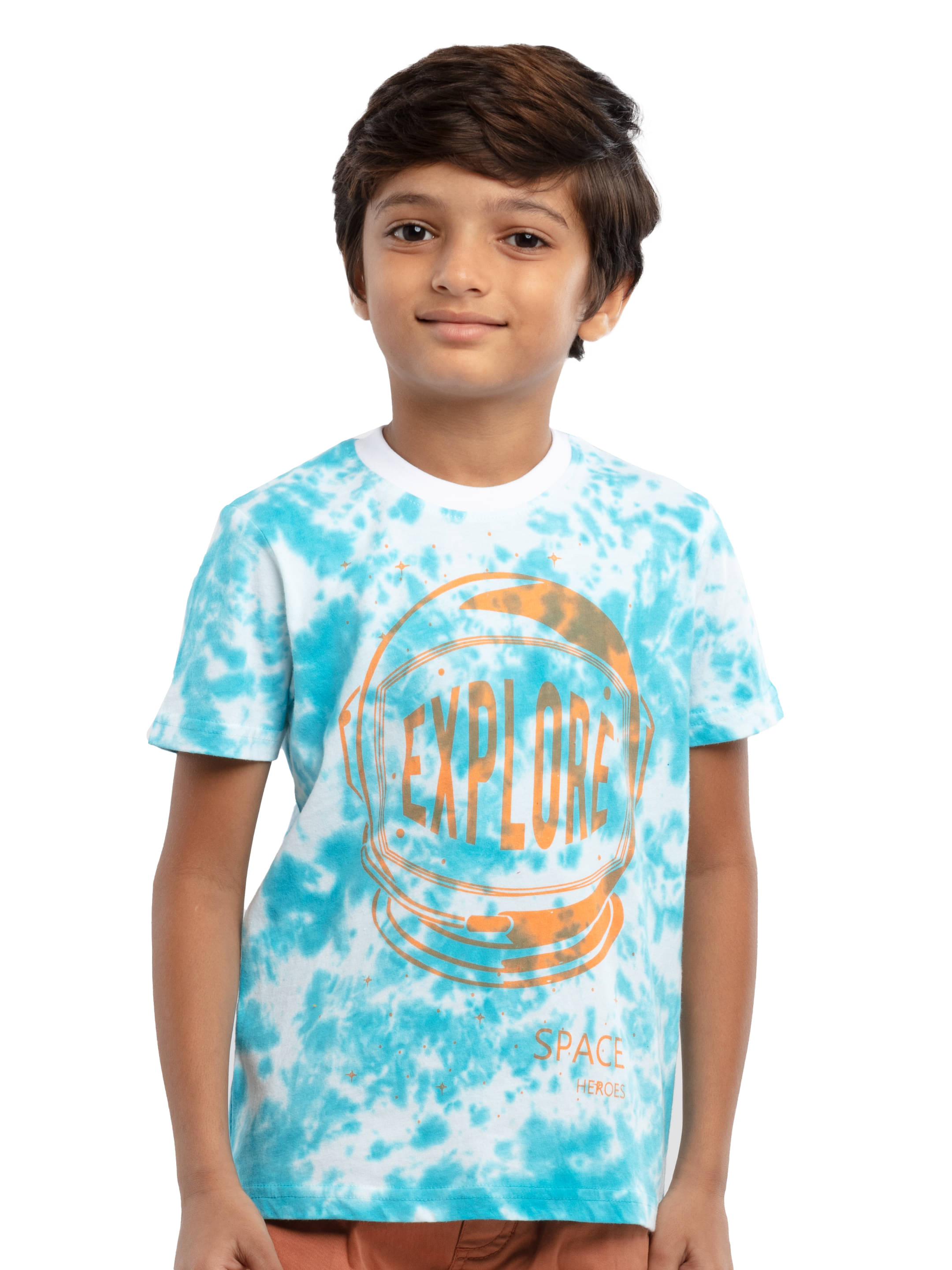     			Under Fourteen Only Pack of 1 boys cotton T-Shirt ( Blue )
