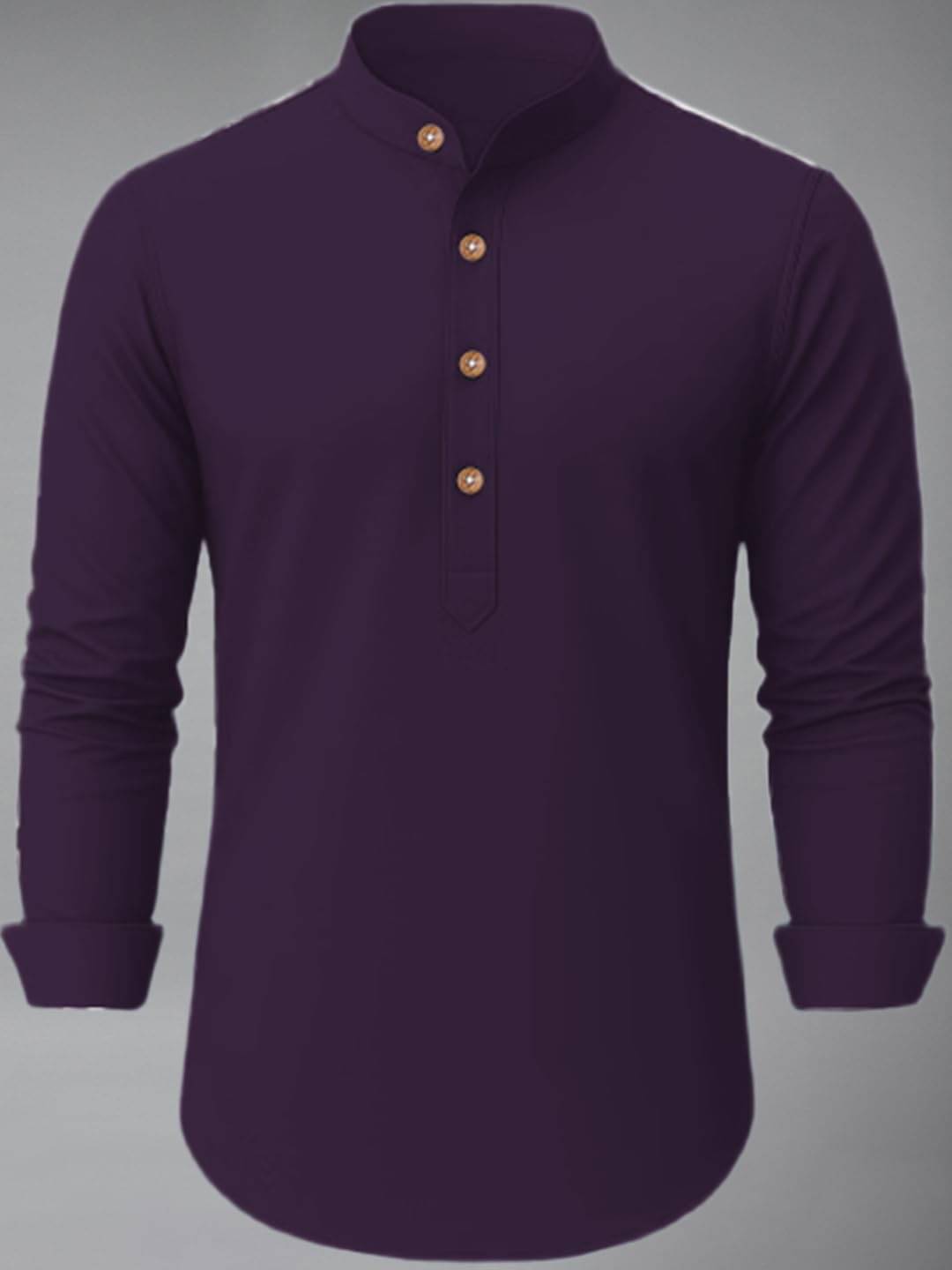 Vida Loca Magenta Cotton Blend Men's Shirt Style Kurta ( Pack of 1 ) Vida Loca Magenta Cotton Blend Men's Shirt Style Kurta ( Pack of 1 )
