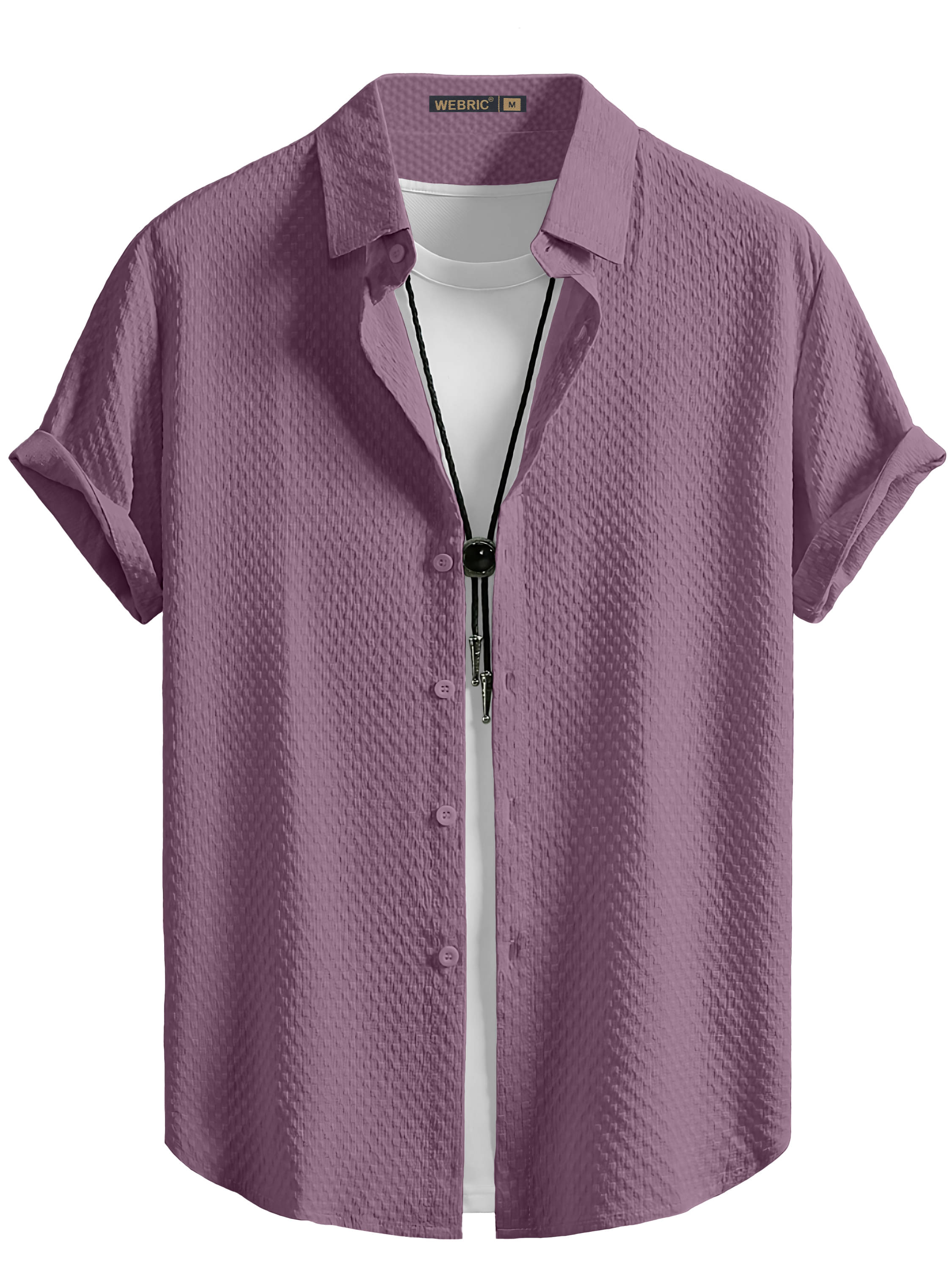 color bucket Cotton Blend Regular Fit Popcorn Textured Half Sleeves Men's Casual Shirt - Pink ( Pack of 1 ) color bucket Cotton Blend Regular Fit Popcorn Textured Half Sleeves Men's Casual Shirt - Pink ( Pack of 1 )