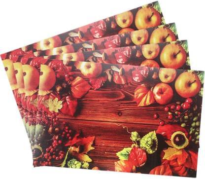     			trendy Rabbit PVC Floral Fridge Mats ( 40 30 ) Pack of 4 - Multicolor