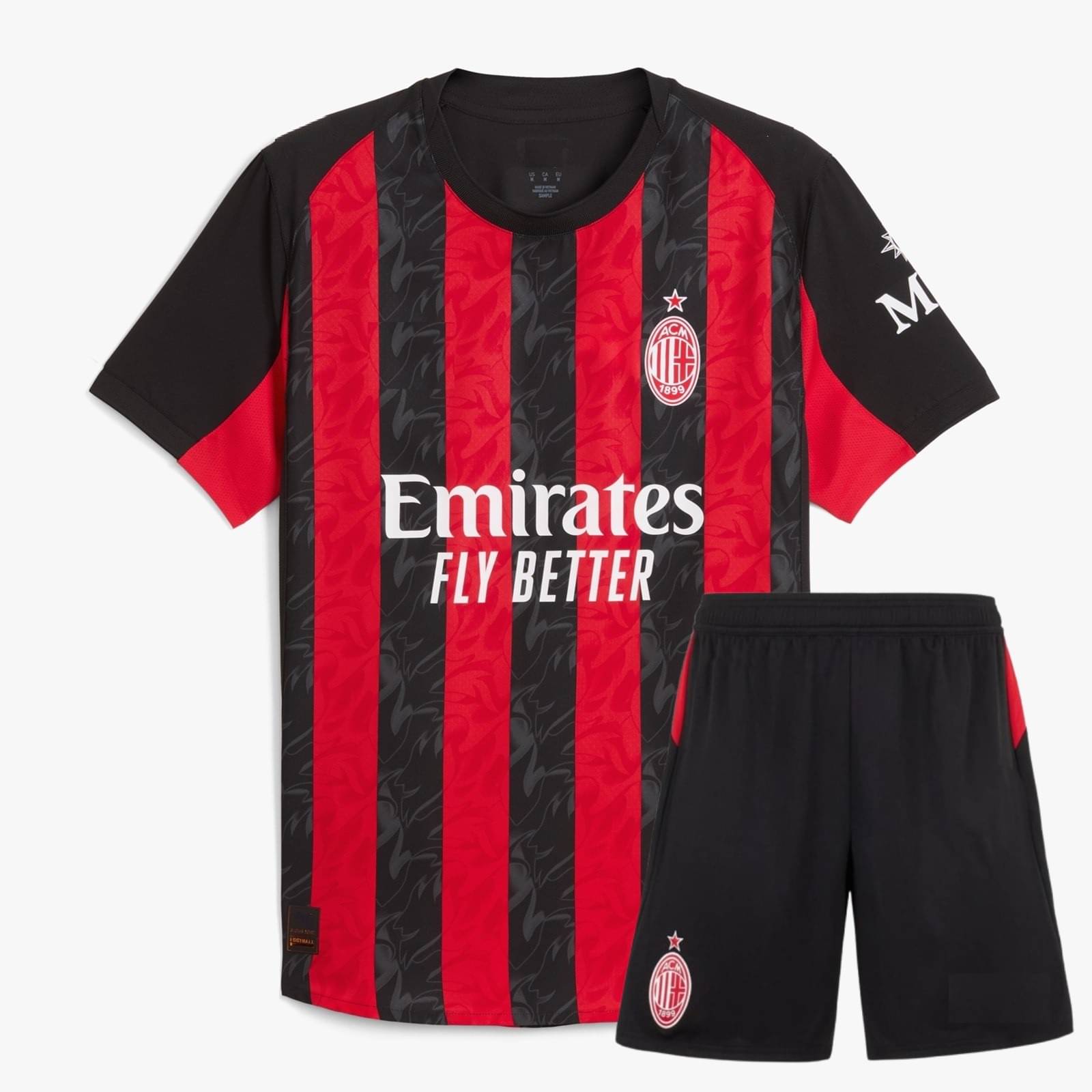     			AC Milan Home 2025/26 Jersey & Shorts Set Unisex - StadiumEX