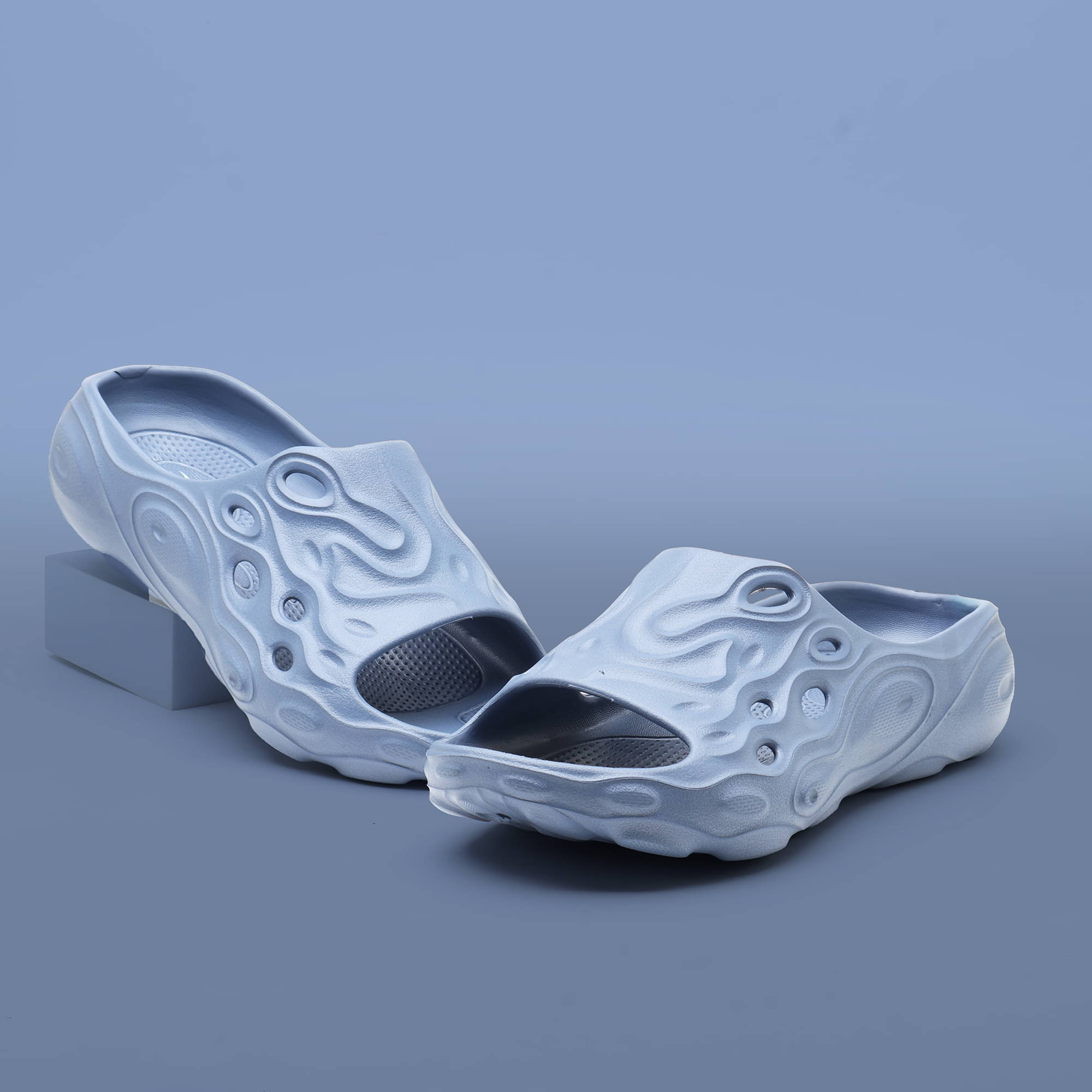     			ASIAN Blue Men's Slide Flip Flop