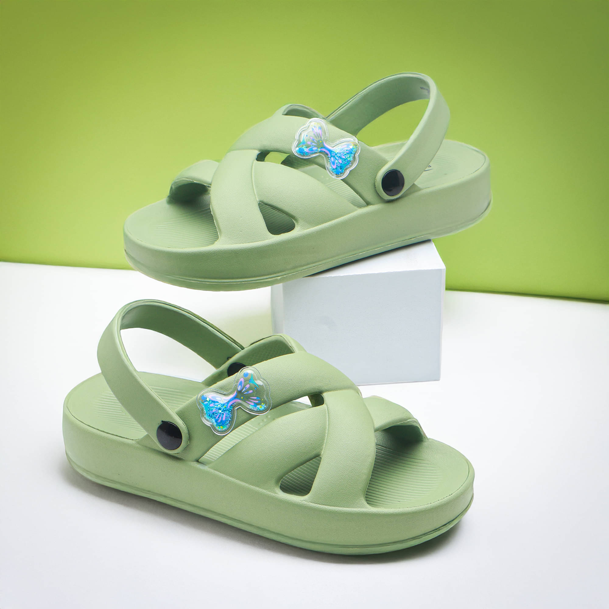     			ASIAN Green Women's Clogs