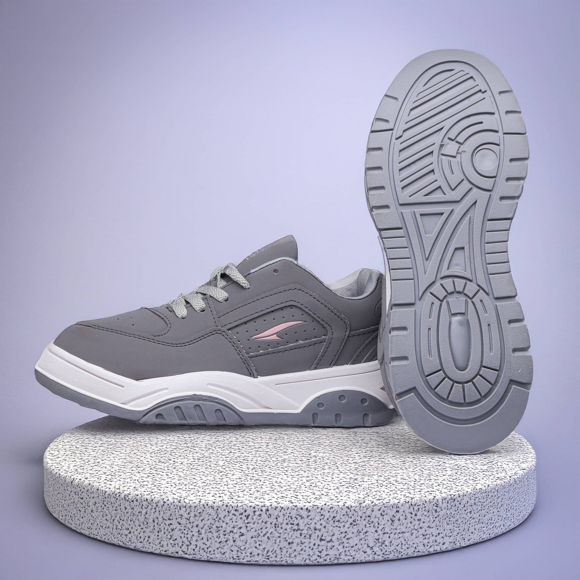     			ASIAN Light Grey Women's Sneakers