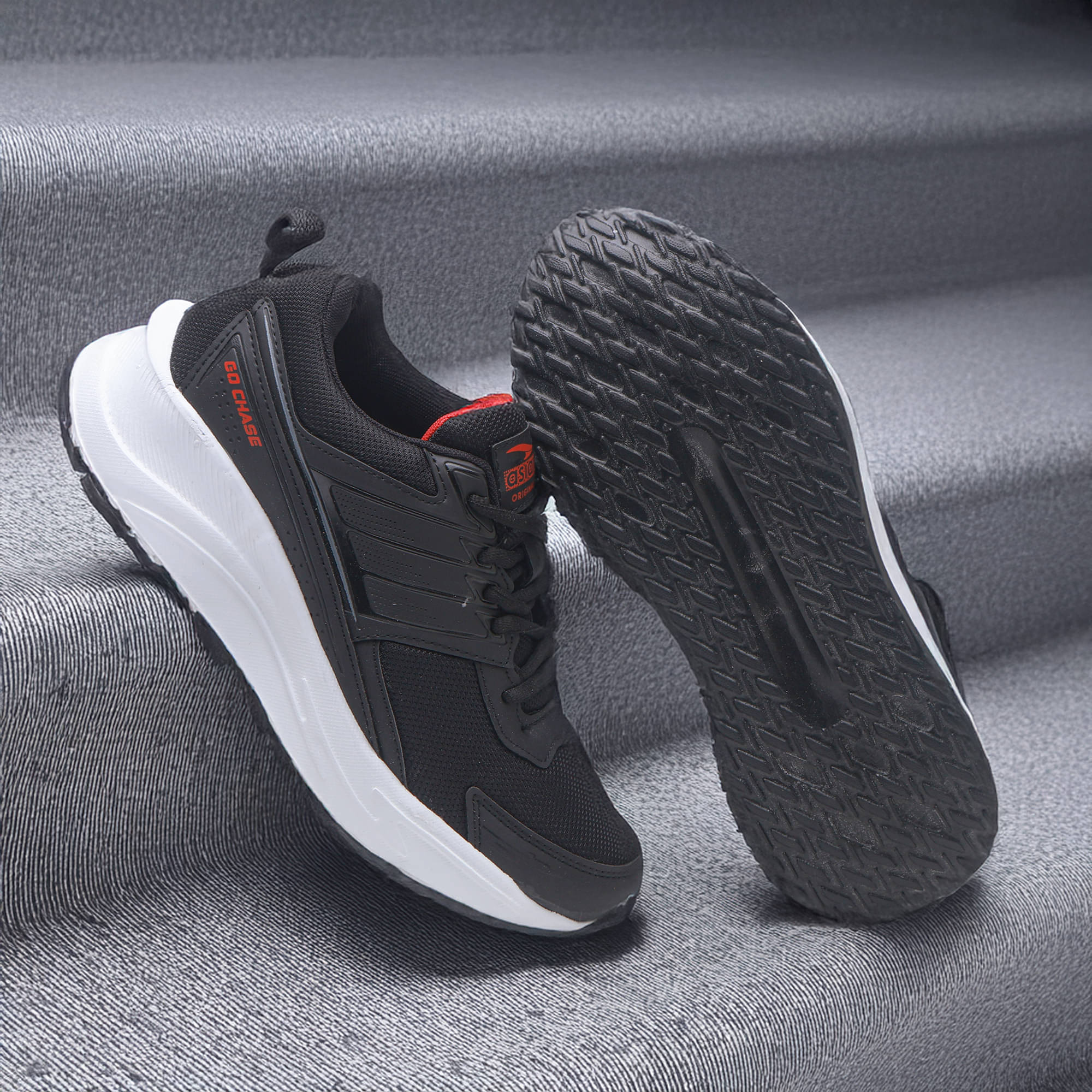 ASIAN ORBIT-13 Black Men's Sports Running Shoes ASIAN ORBIT-13 Black Men's Sports Running Shoes