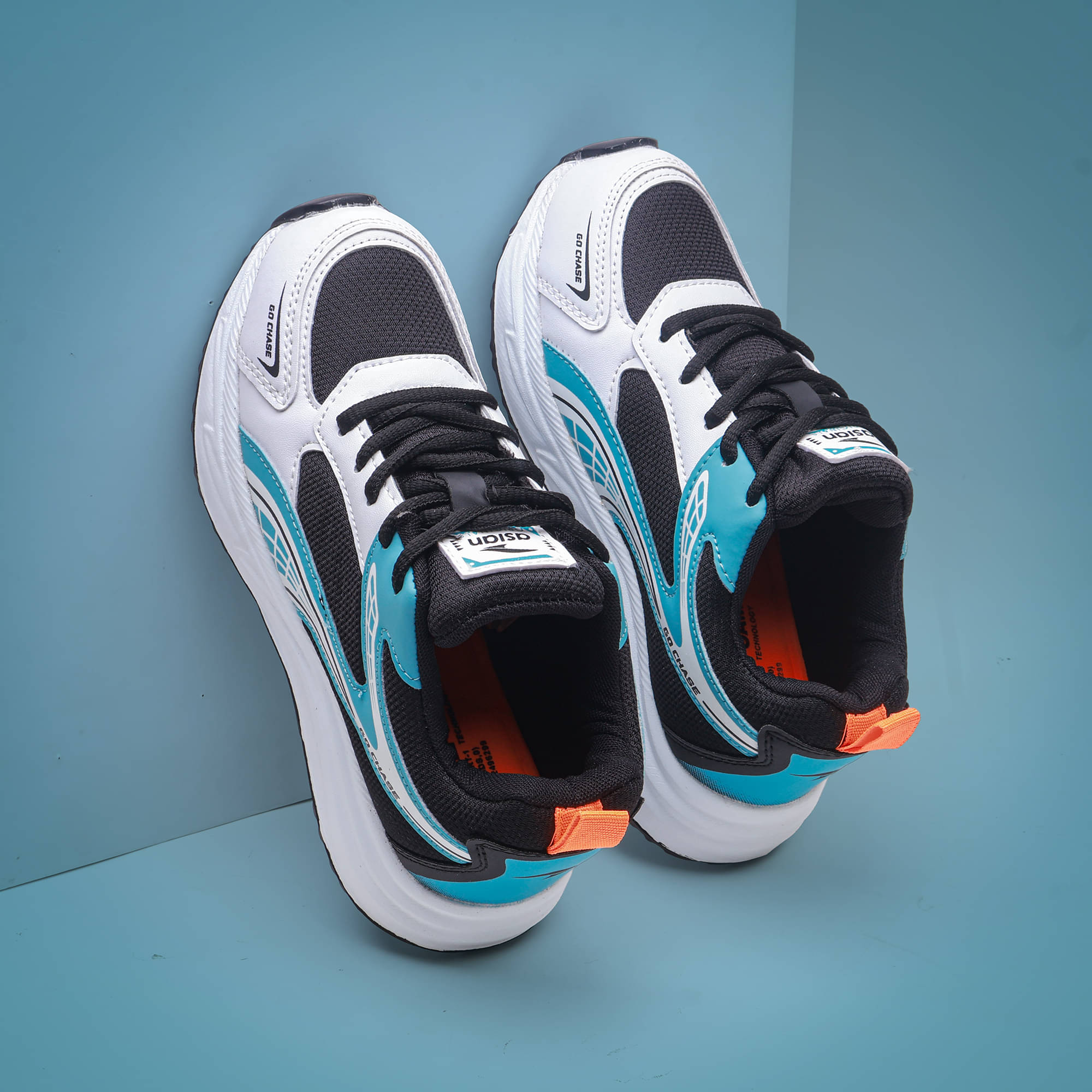     			ASIAN - White Boy's Running Shoes ( 1 Pair )