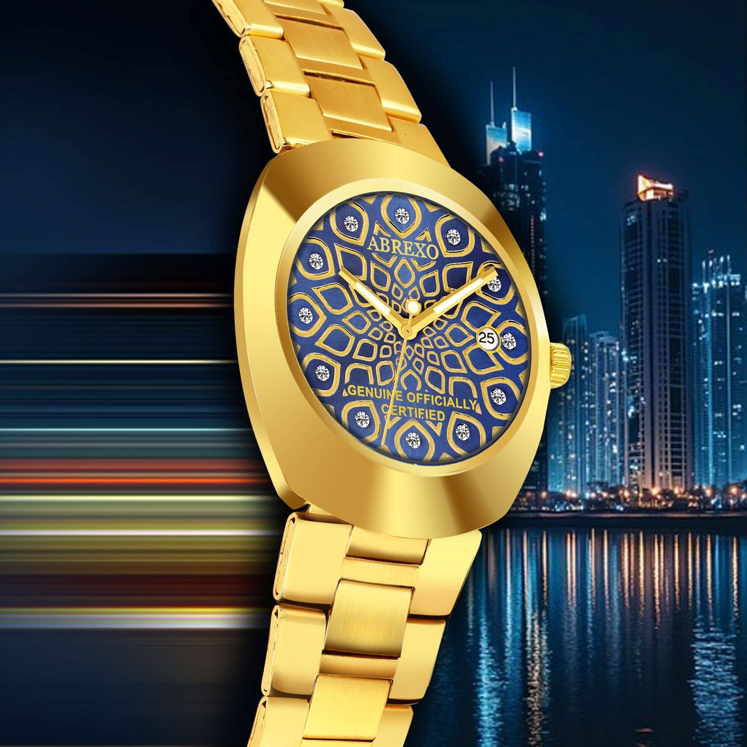 Abrexo Gold Stainless Steel Analog Men's Watch