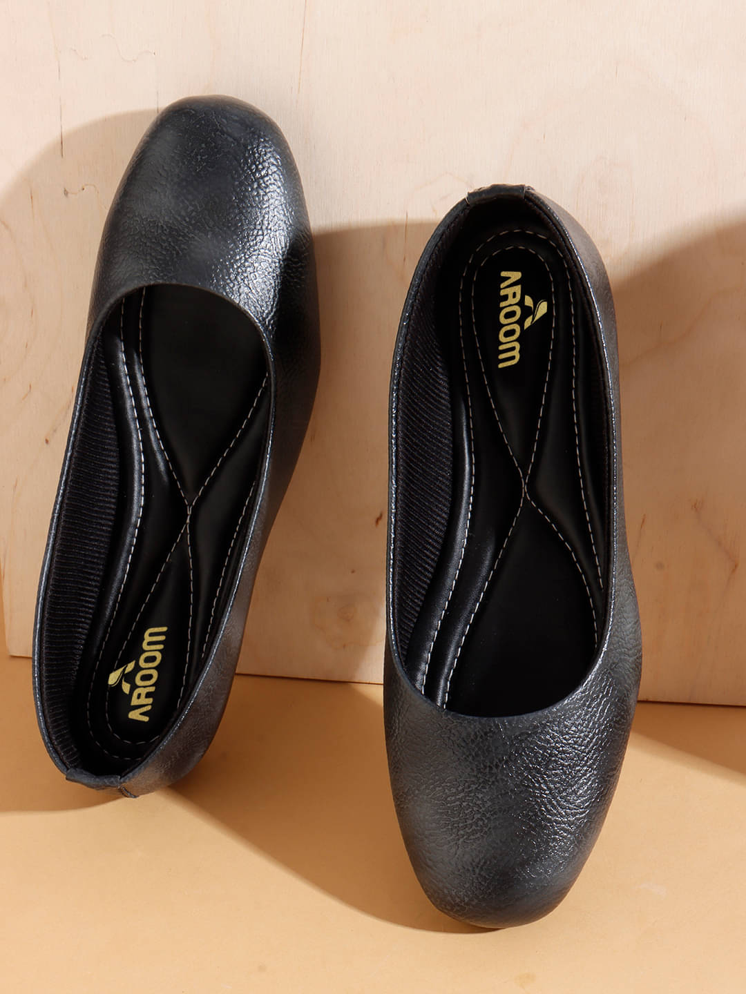 Aroom Black Women's Casual Ballerinas Aroom Black Women's Casual Ballerinas