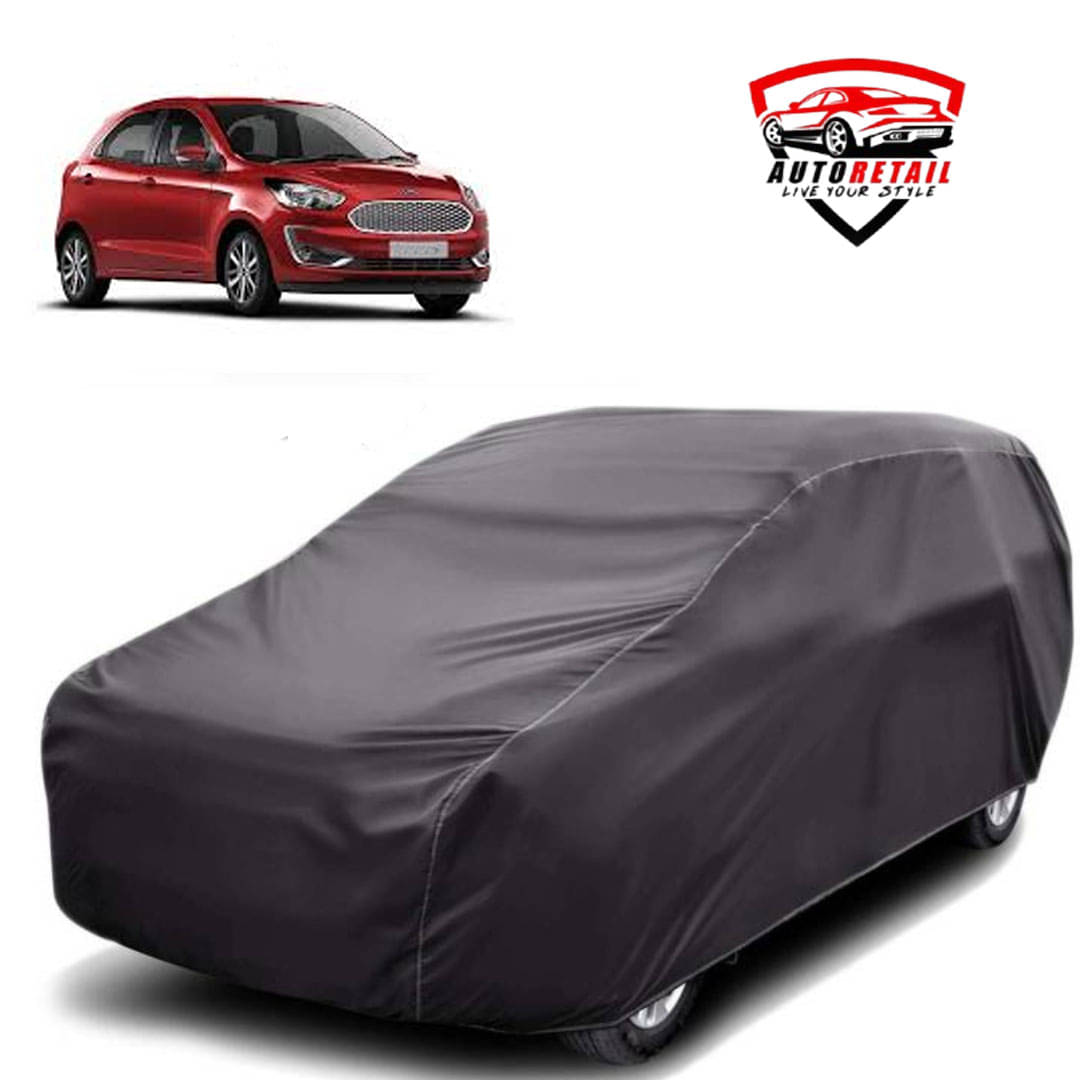     			AutoRetail Car Body Cover for Ford Figo [2012-2015] Without Mirror Pocket ( Pack of 1 ) , Grey
