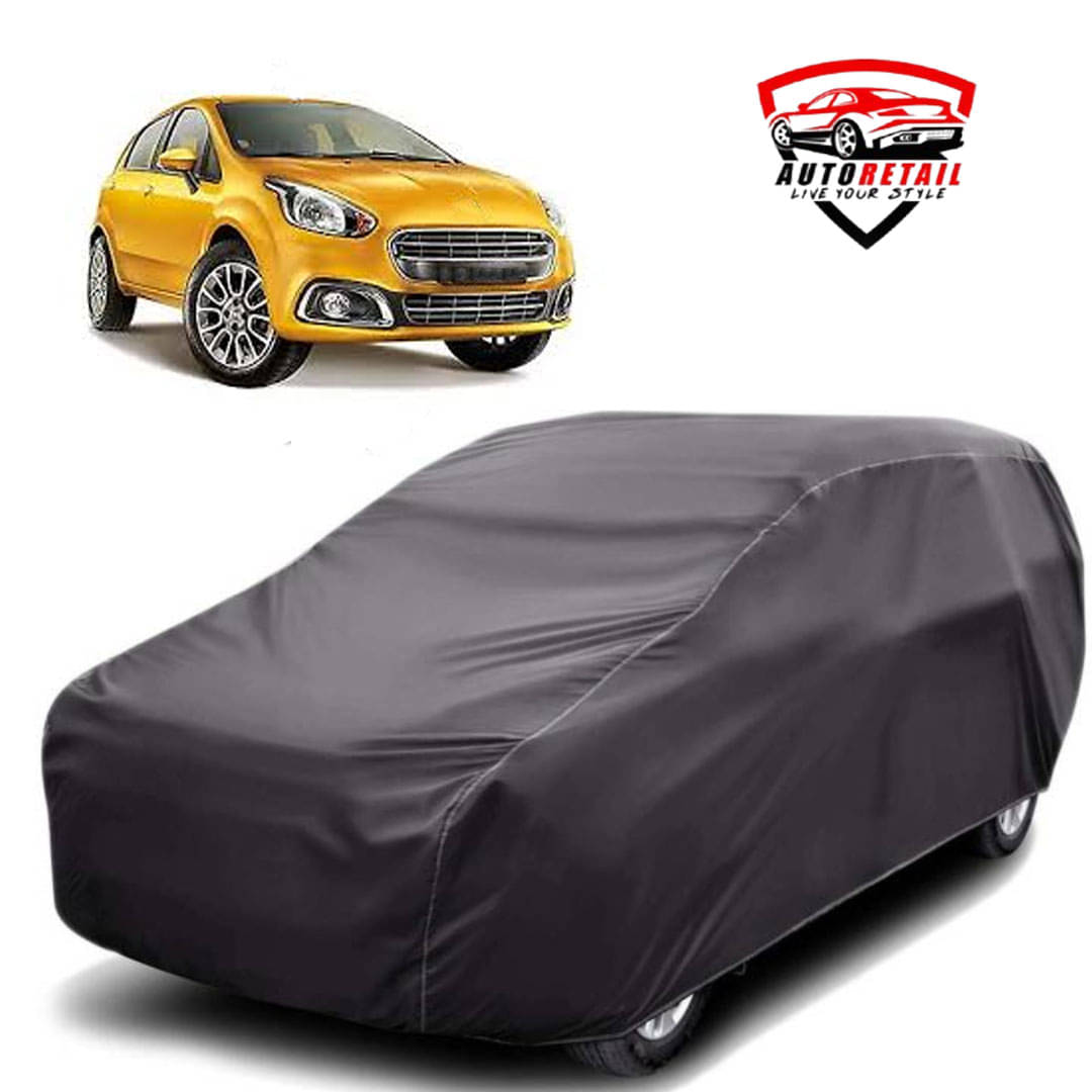     			AutoRetail Car Body Cover for Fiat Punto [2009-2011] Without Mirror Pocket ( Pack of 1 ) , Grey