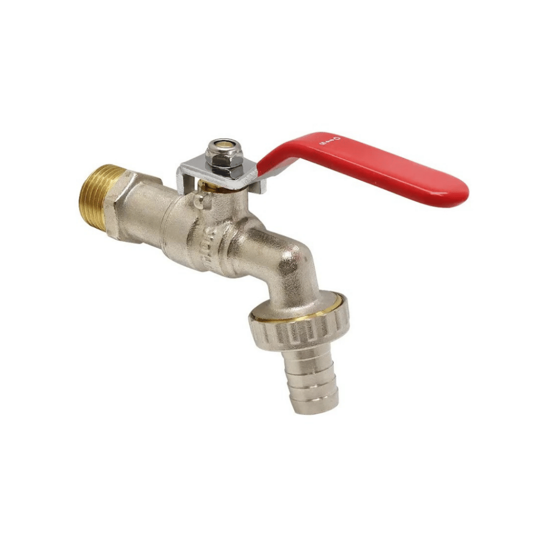     			BATHBLISS Brass Nozzle Tap for Car Washing, Public Places Brass Bathroom Tap (Bib Cock)